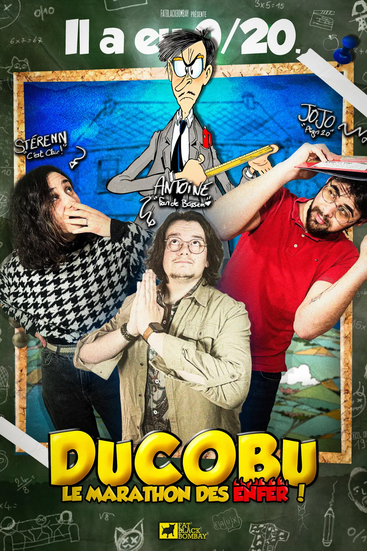 Постер к фильму "DUCOBU: Le Marathon des Enfers !"