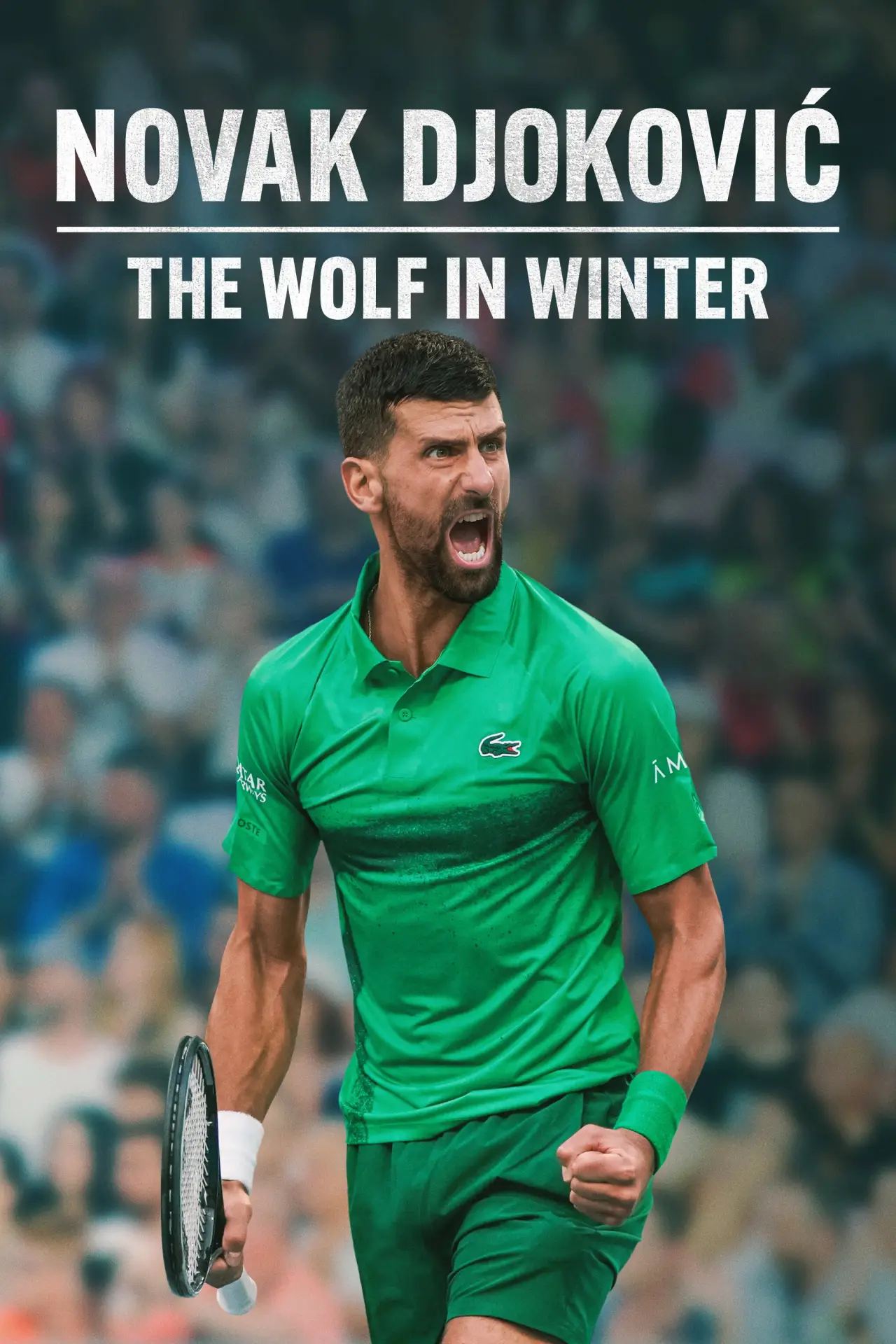 Постер к фильму "Novak Djokovic: The Wolf in Winter"