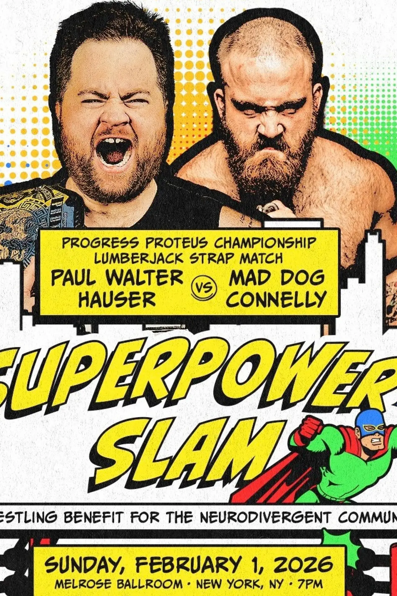 Постер к фильму "Orange Crush & JCW: Superpower Slam 2026"