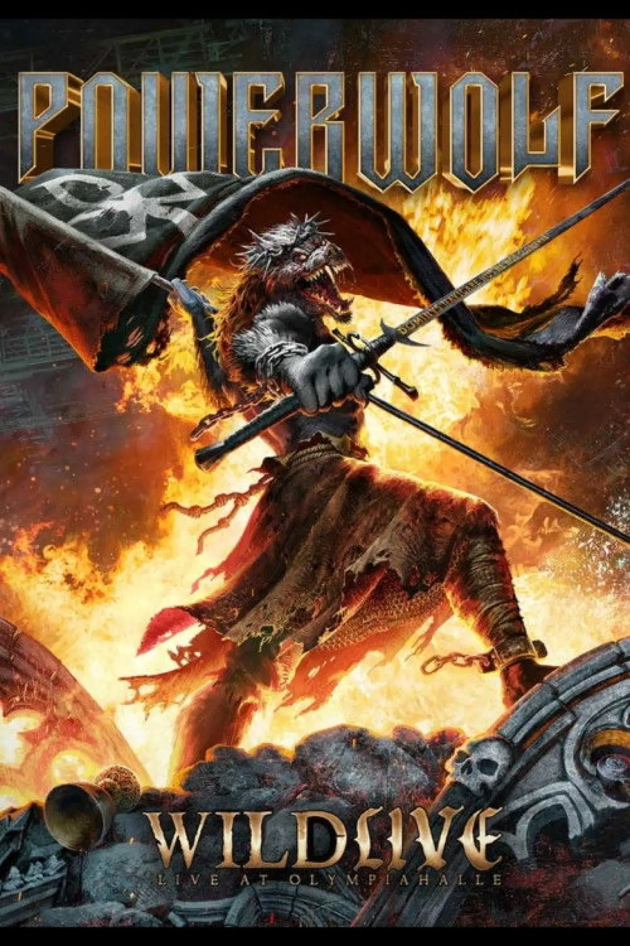 Постер к фильму "Powerwolf - Wildlive (Live at Olympiahalle)"