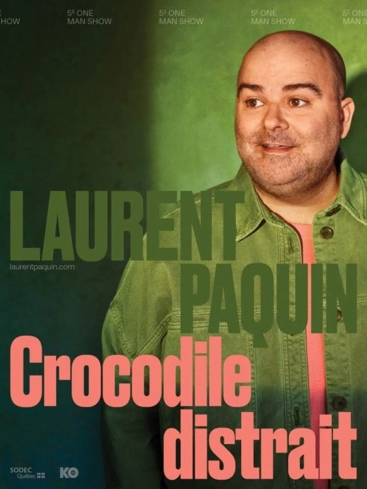 Постер к фильму "Laurent Paquin - Crocodile Distrait"