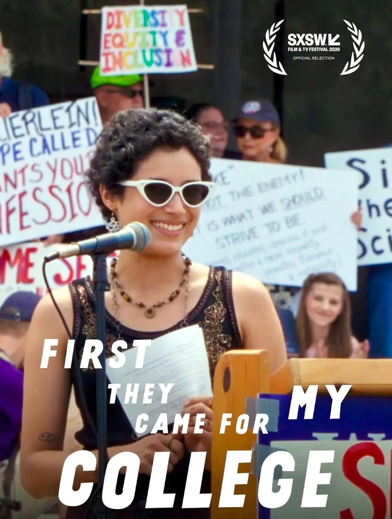 Постер к фильму "First They Came for My College"