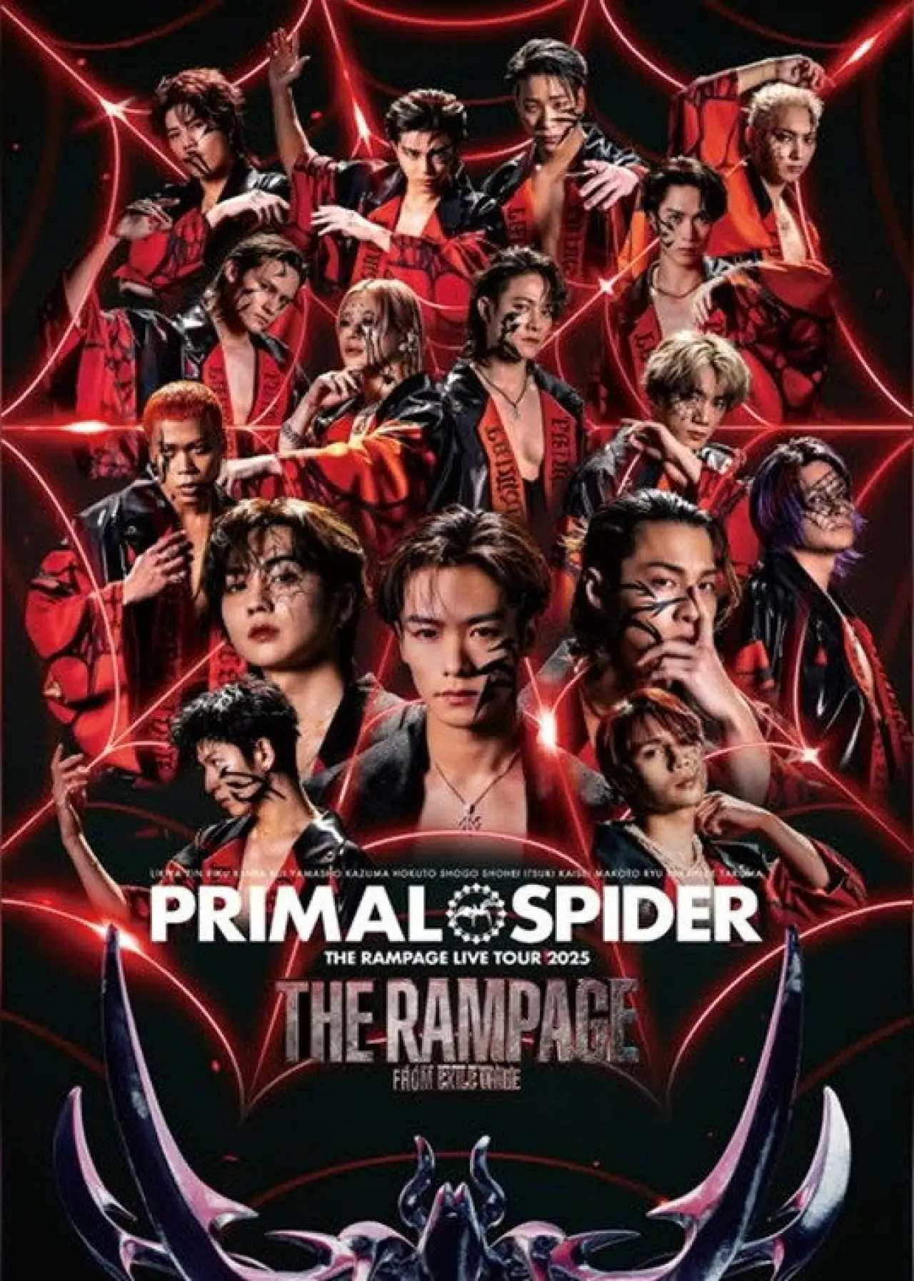 Постер к фильму "THE RAMPAGE Live Tour 2025 PRIMAL SPIDER"
