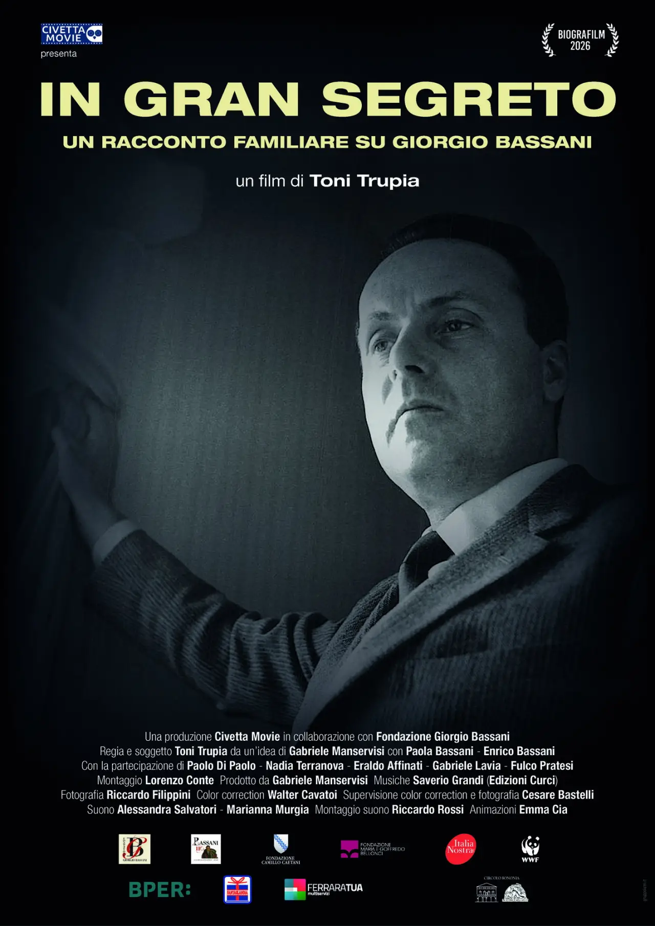 Постер к фильму "In Gran Segreto: Un Racconto Familiare su Giorgio Bassani"