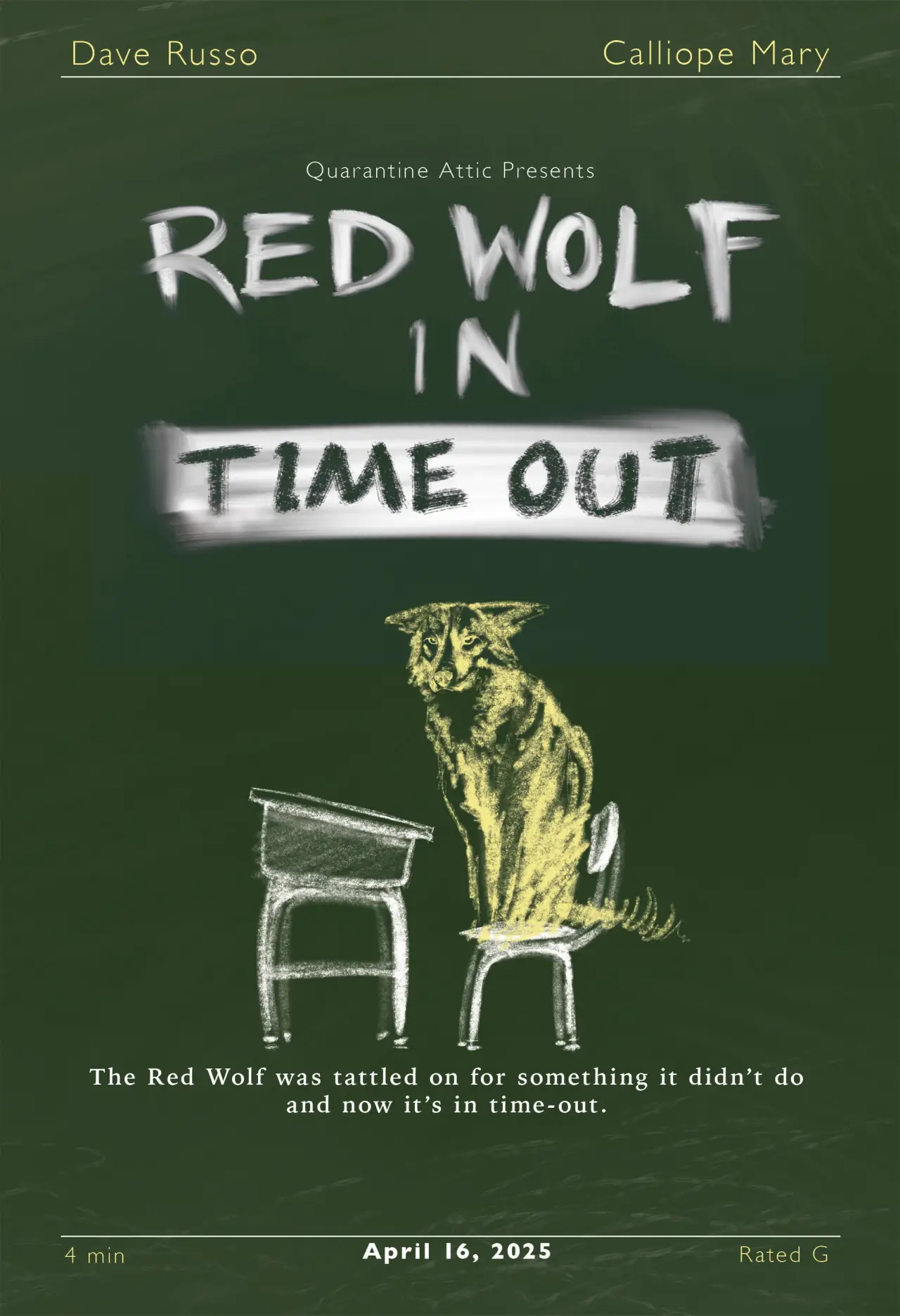 Постер к фильму "Red Wolf in Time Out"