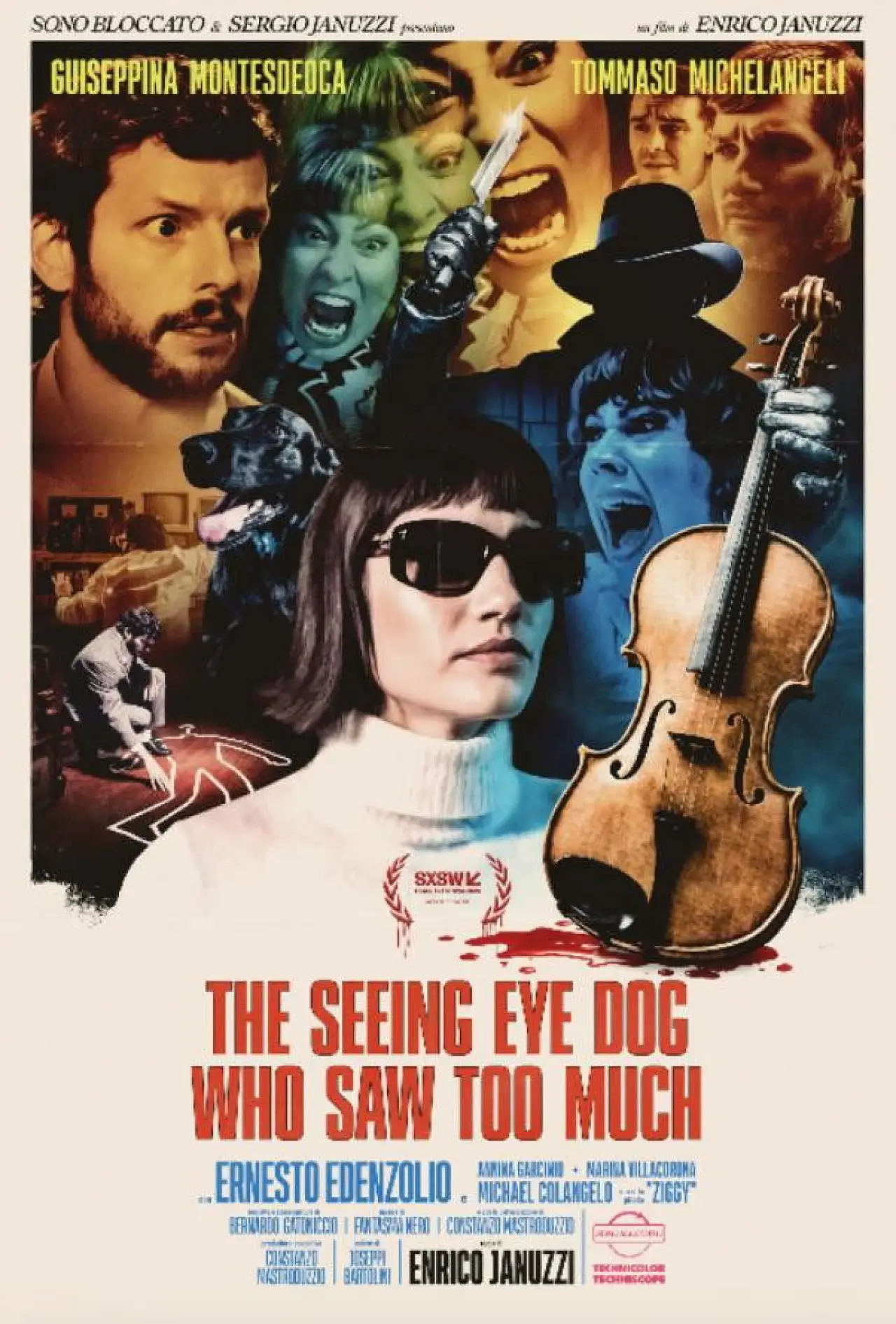 Постер к фильму "The Seeing Eye Dog Who Saw Too Much"