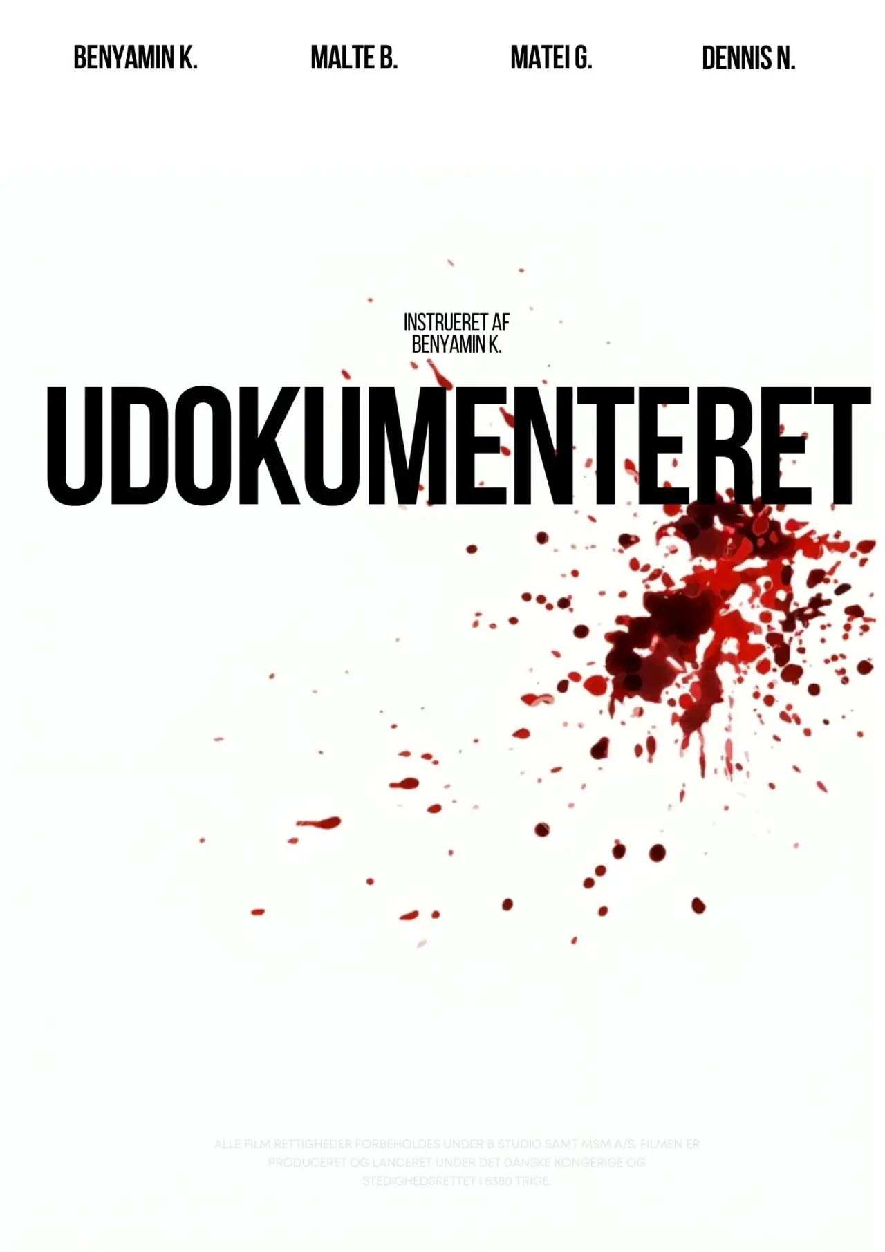 Постер к фильму "Udokumenteret"