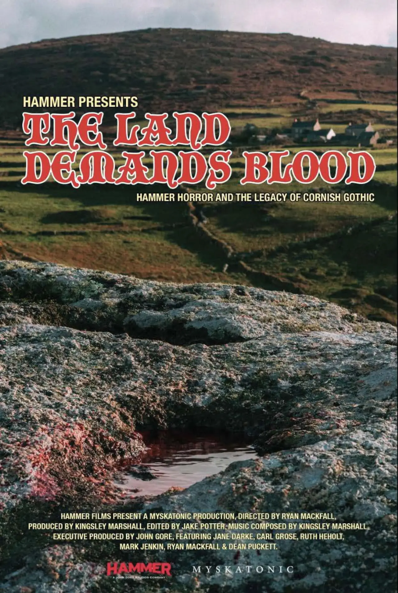 Постер к фильму "The Land Demands Blood: Hammer Horror and the Legacy of Cornish Gothic"