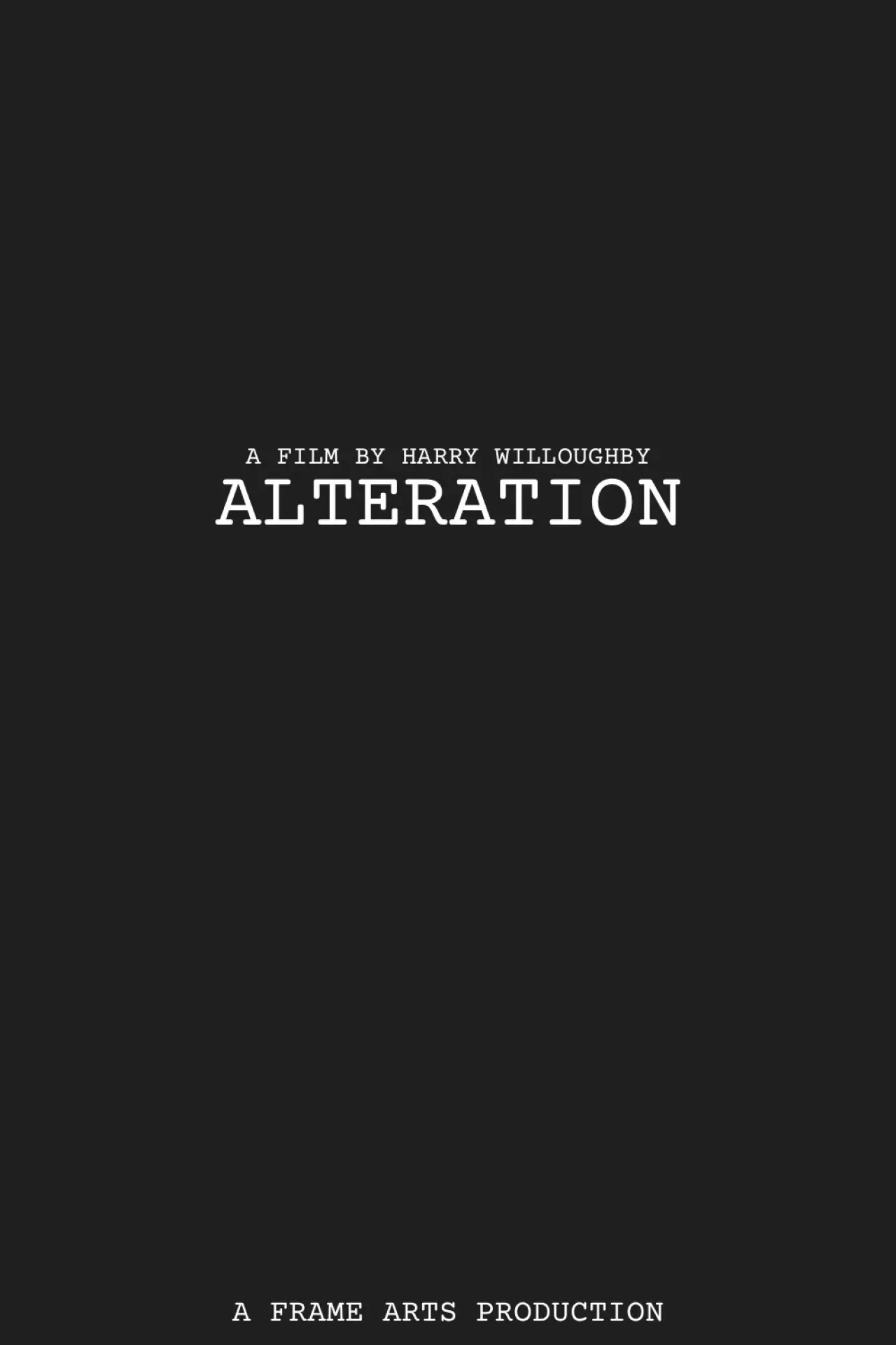 Постер к фильму "Alteration"