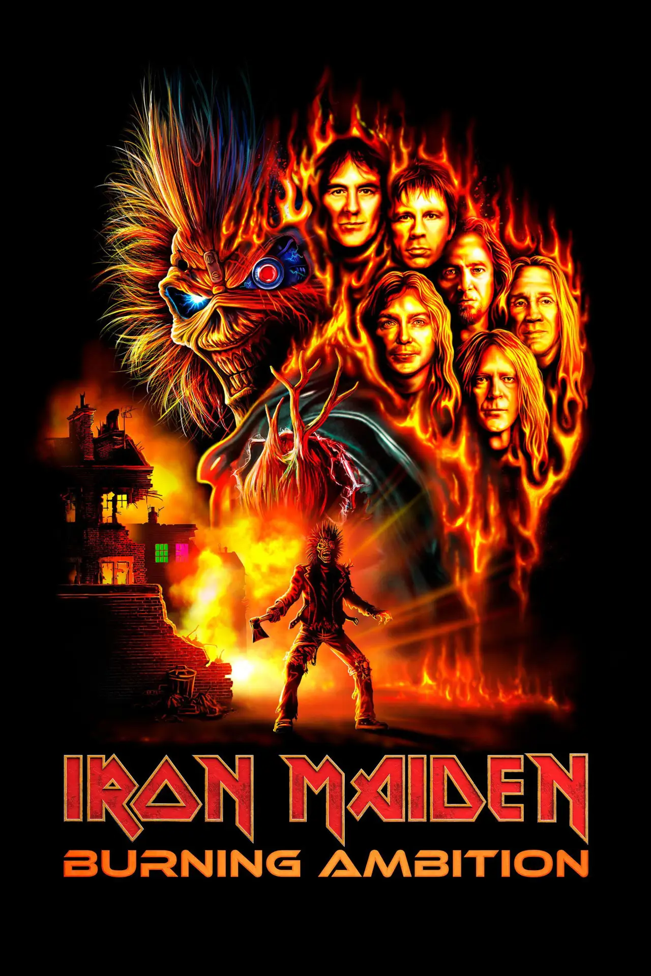 Постер к фильму "Iron Maiden: Burning Ambition"