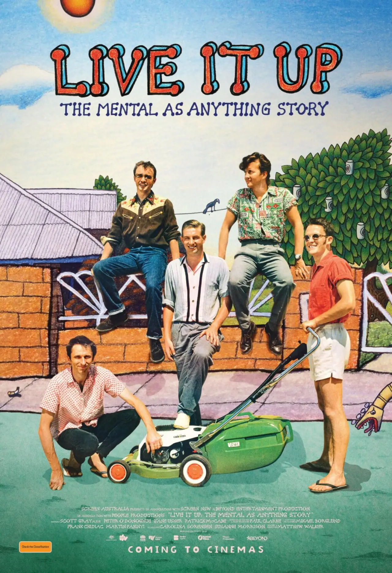 Постер к фильму "Live It Up: The Mental As Anything Story"