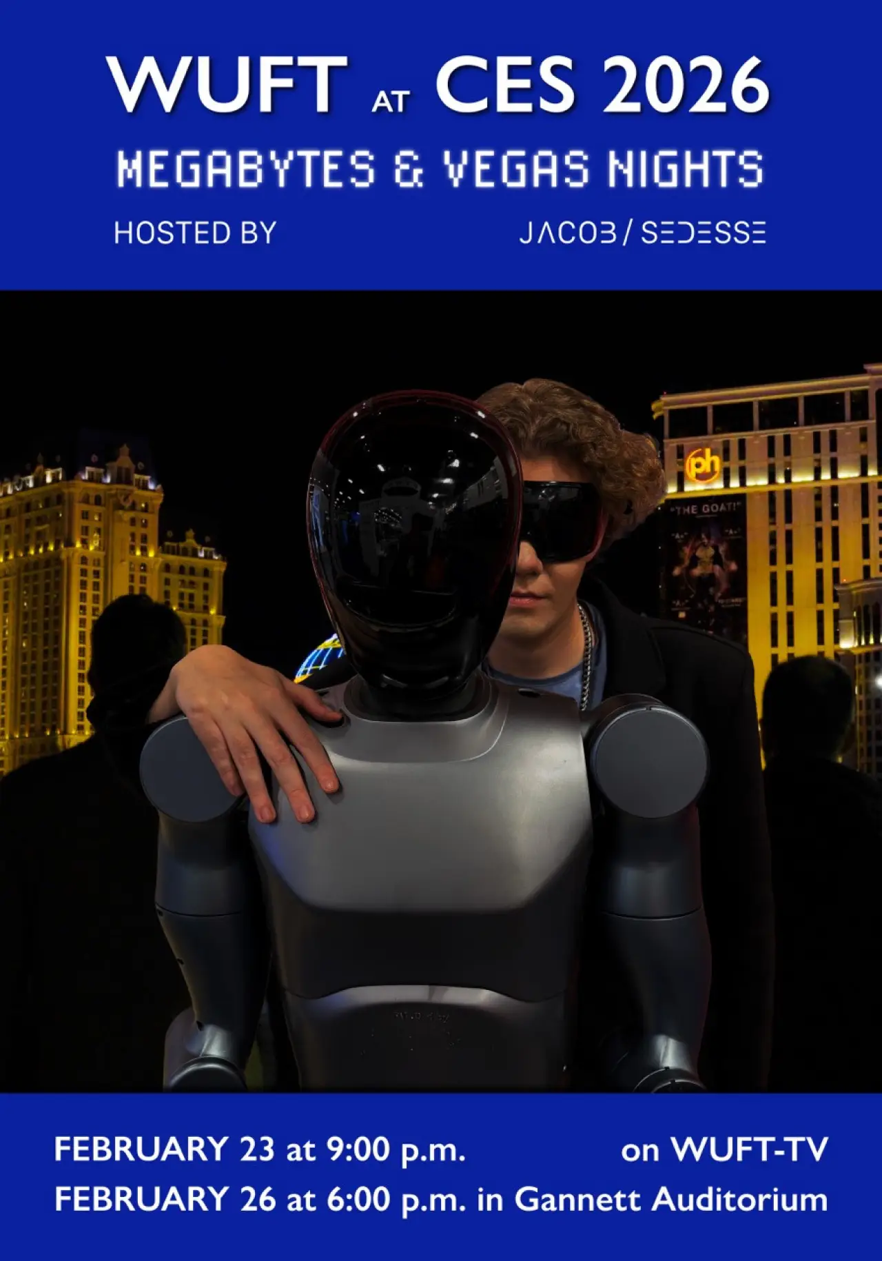 Постер к фильму "WUFT at CES 2026: Megabytes and Vegas Nights"