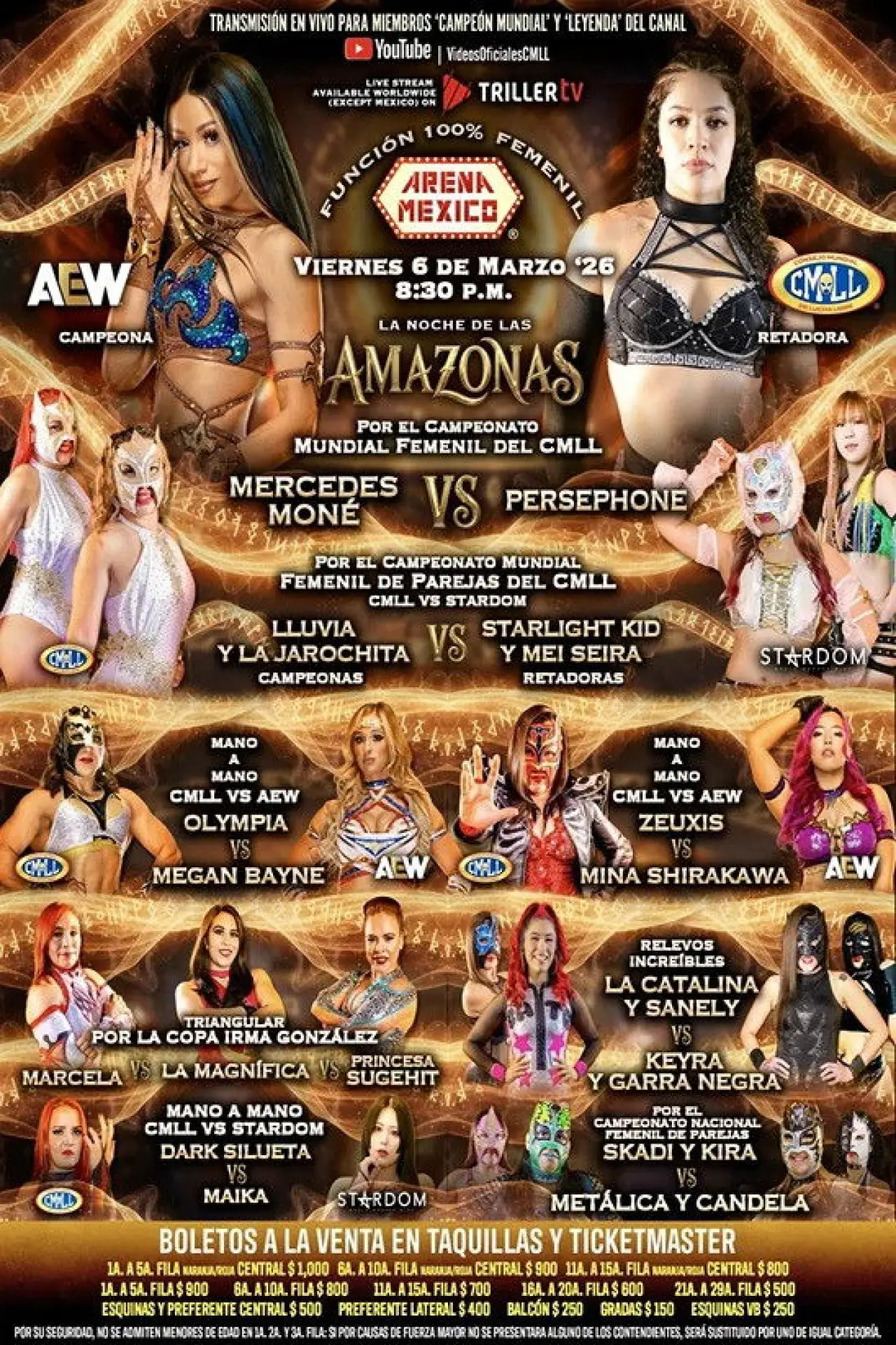 Постер к фильму "CMLL: The Night of The Amazonas 2026"