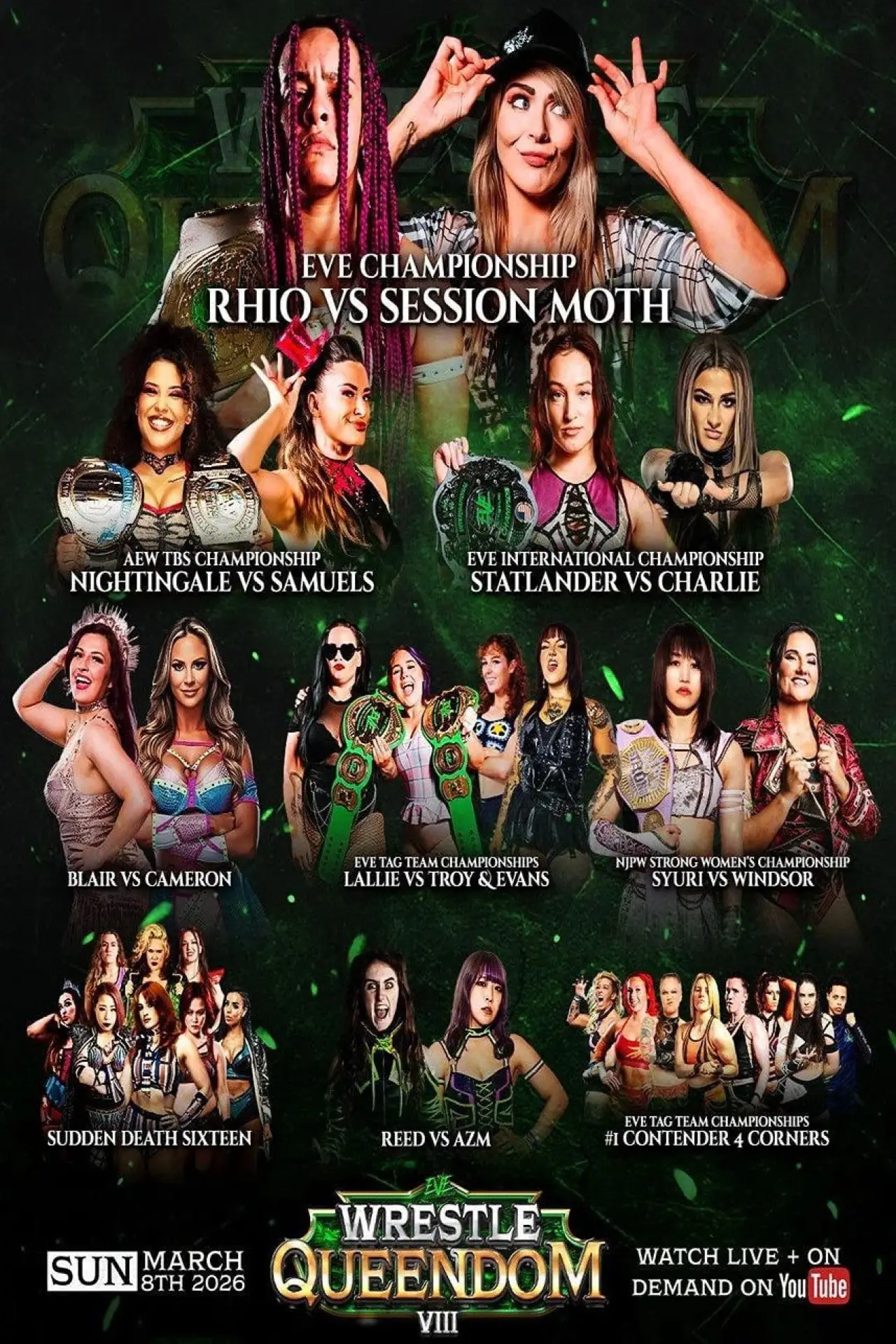 Постер к фильму "EVE 146: Wrestle Queendom VIII"