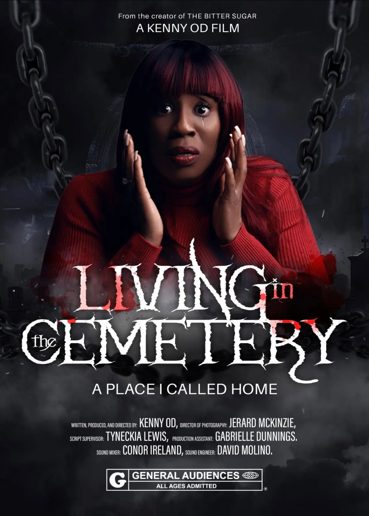 Постер к фильму "Living in the Cemetery"