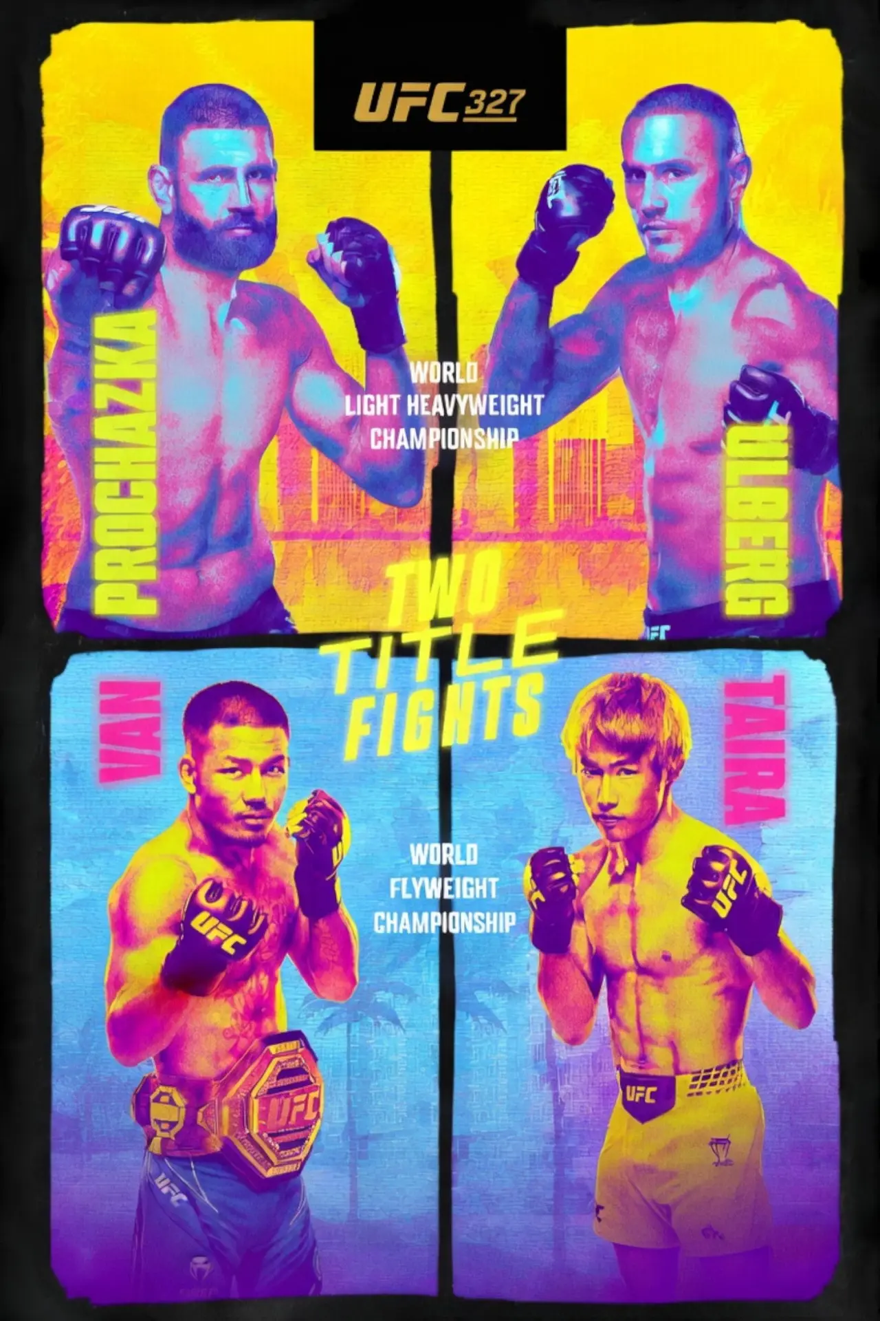 Постер к фильму "UFC 327: Procházka vs. Ulberg"