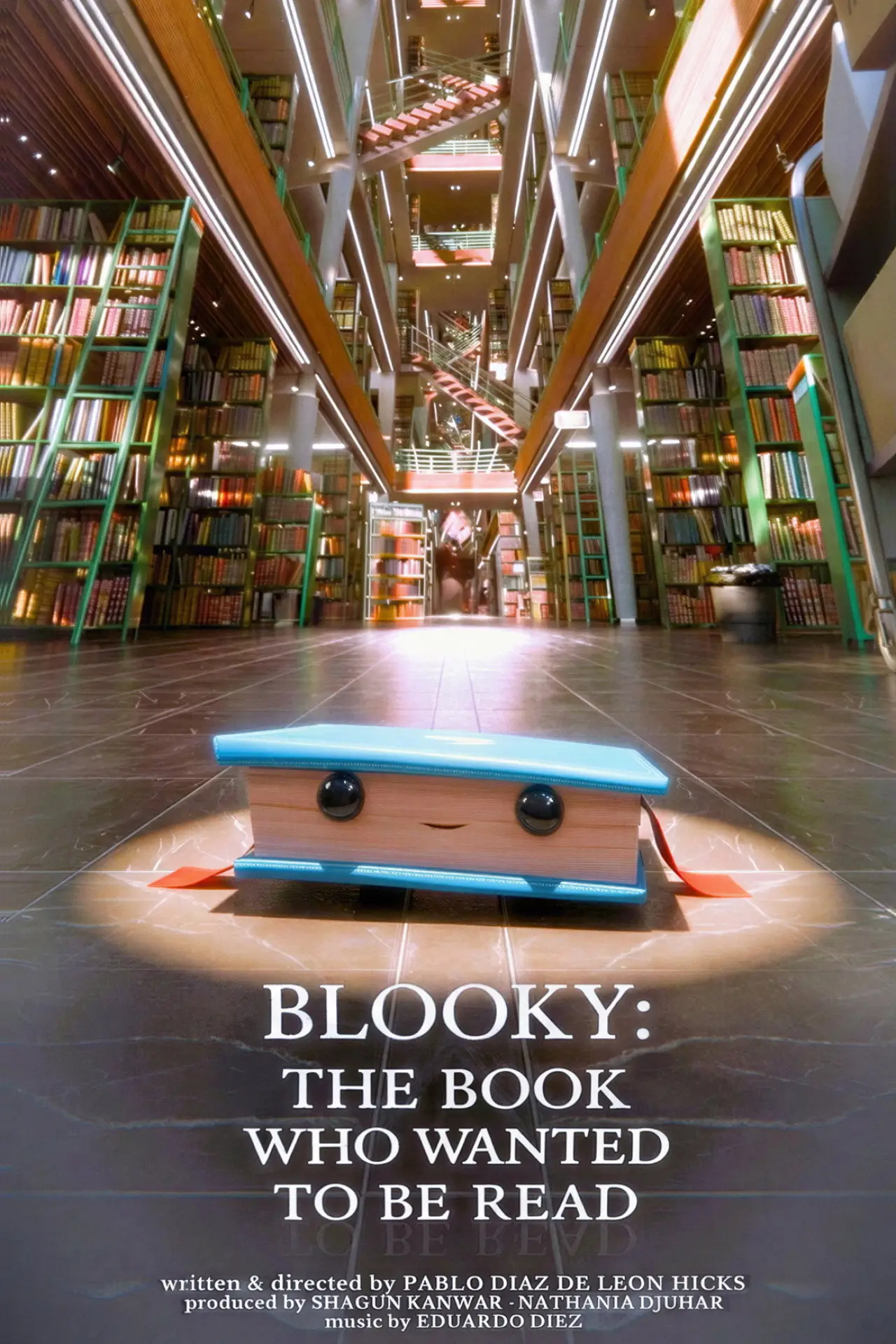 Постер к фильму "Blooky: The Book Who Wanted To Be Read"