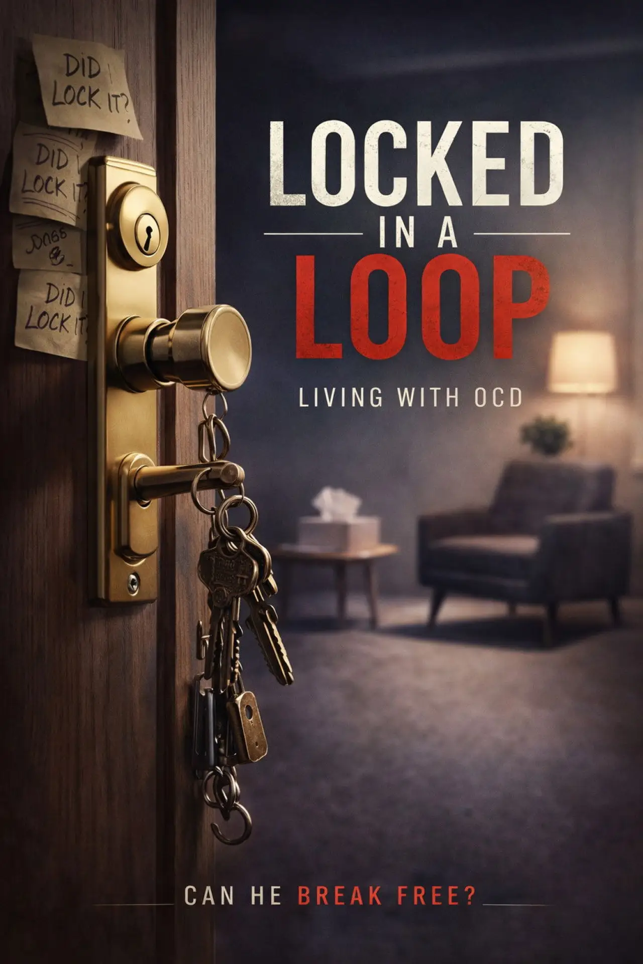 Постер к фильму "Locked in a Loop: Living with OCD"