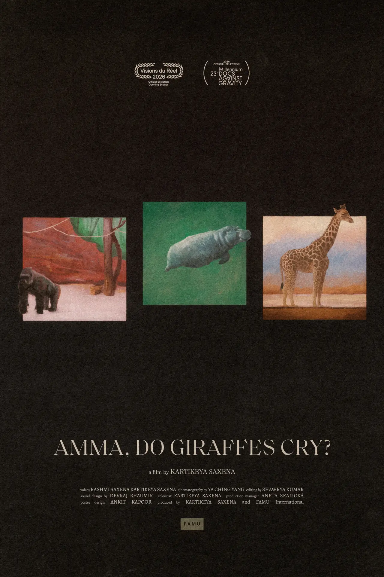 Постер к фильму "Amma, Do Giraffes Cry?"