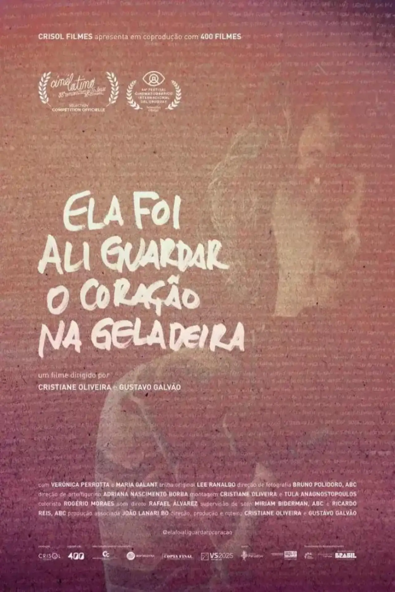 Постер к фильму "Ela foi ali guardar o coração na geladeira"