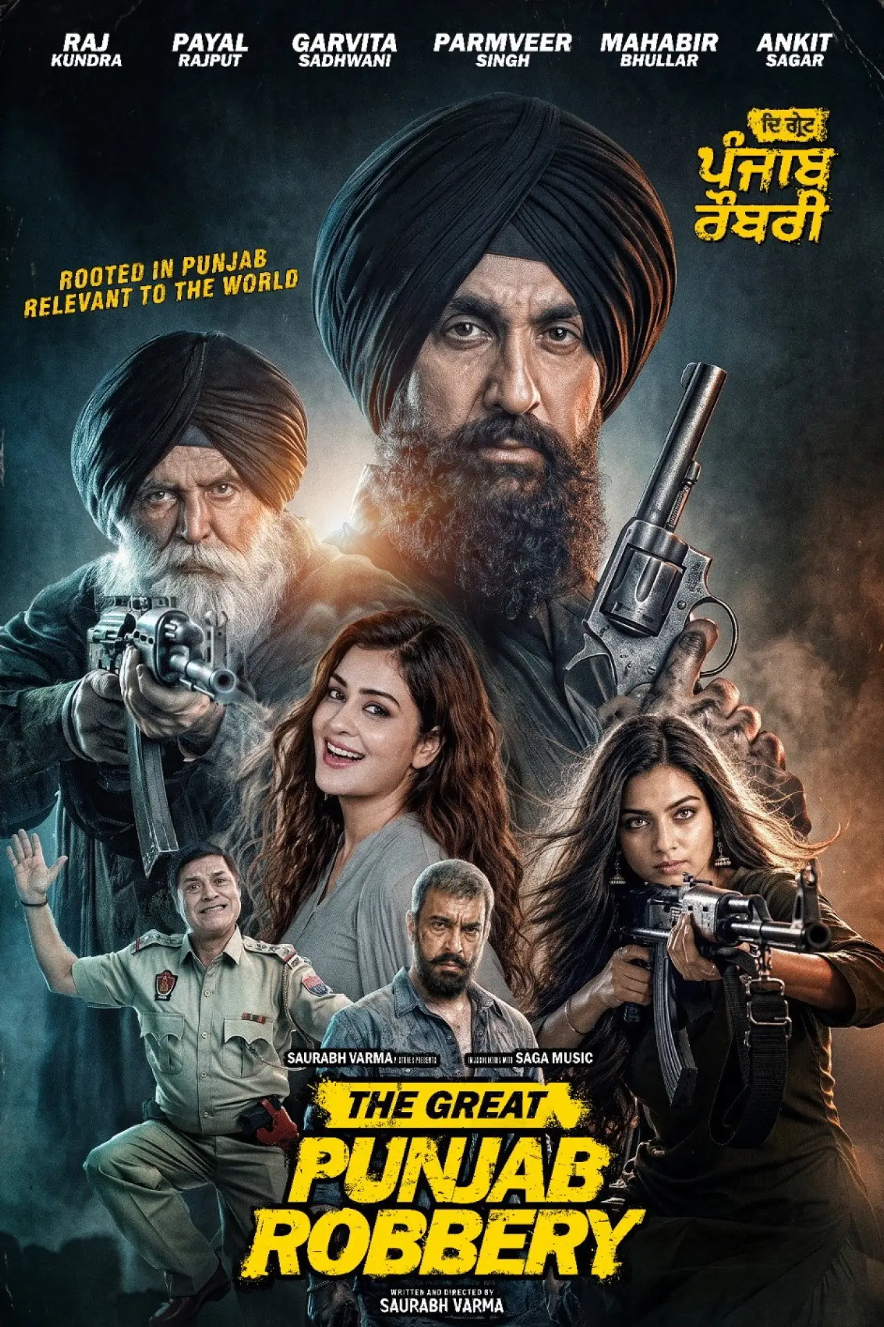 Постер к фильму "The Great Punjab Robbery"