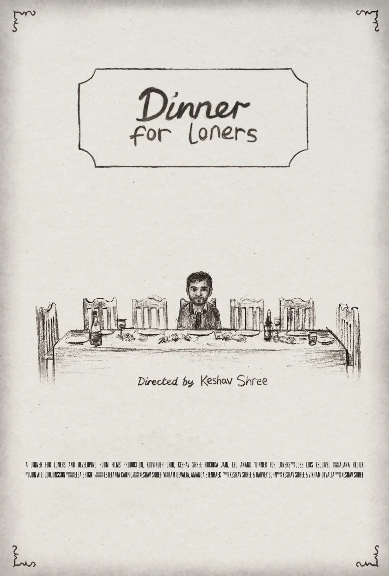 Постер к фильму "Dinner for Loners"