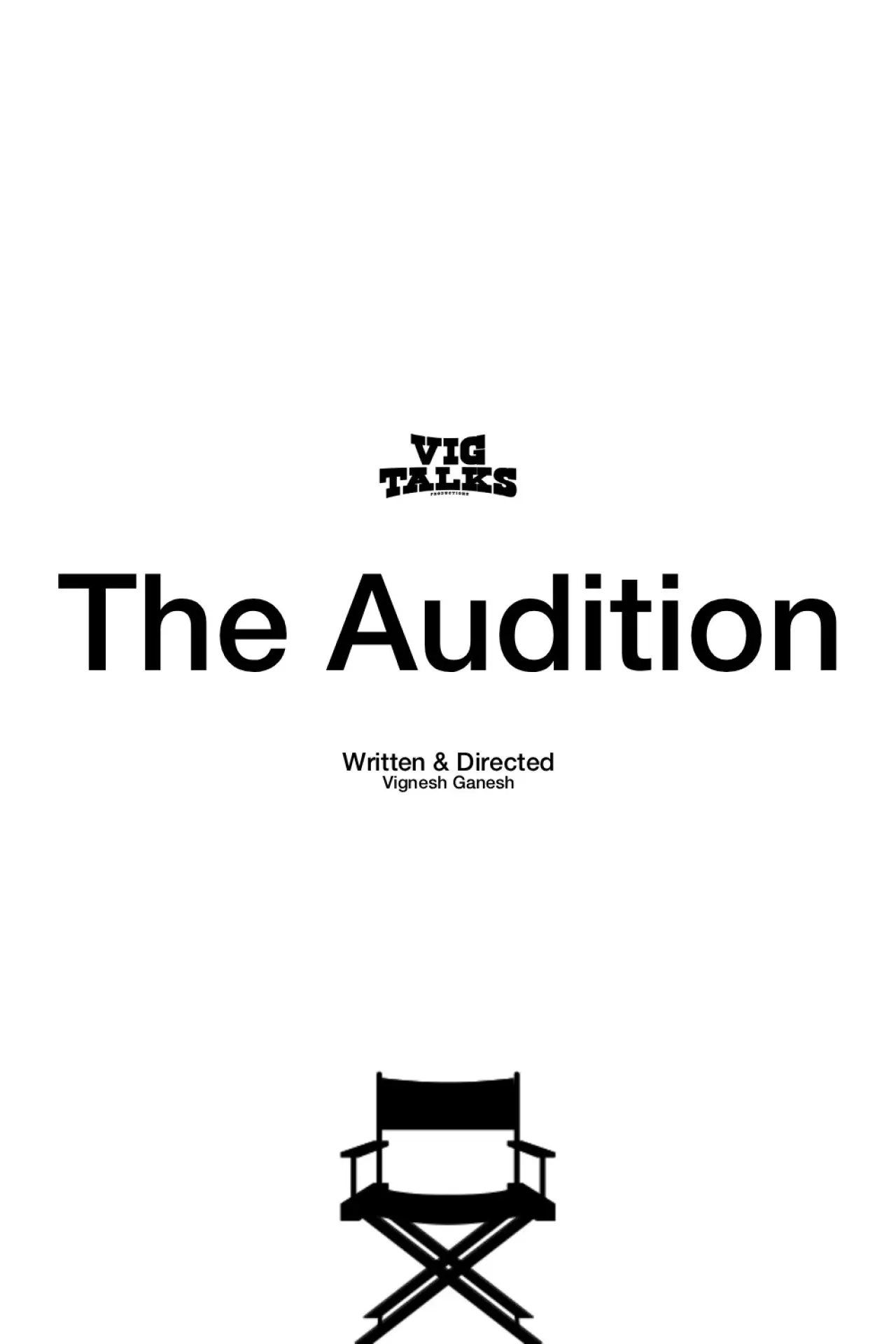 Постер к фильму "The Audition"