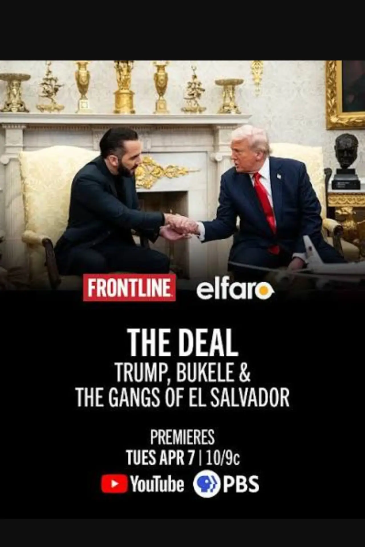 Постер к фильму "The Deal: Trump Bukele & The Gangs of El Salvador"