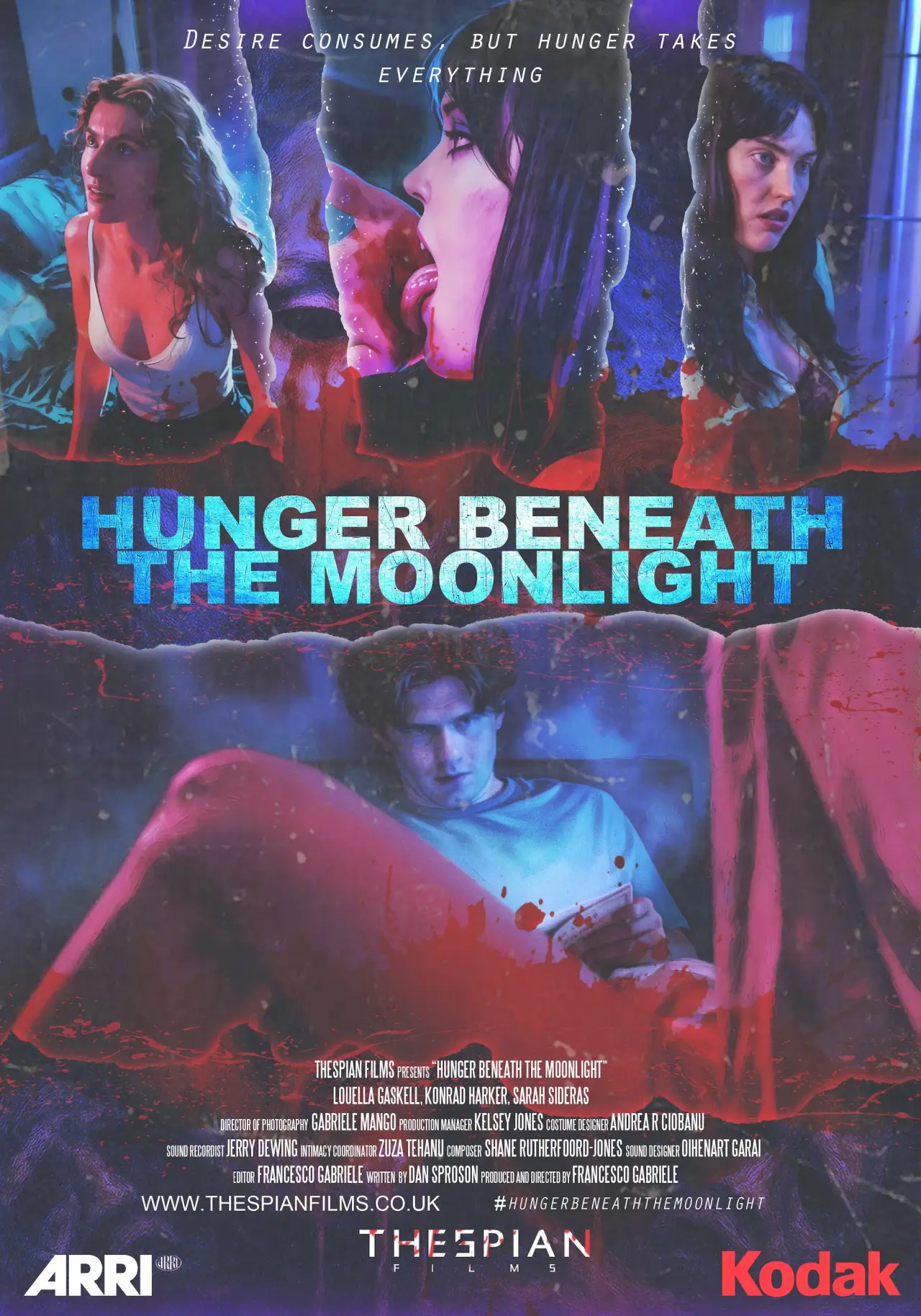 Постер к фильму "Hunger Beneath the Moonlight"