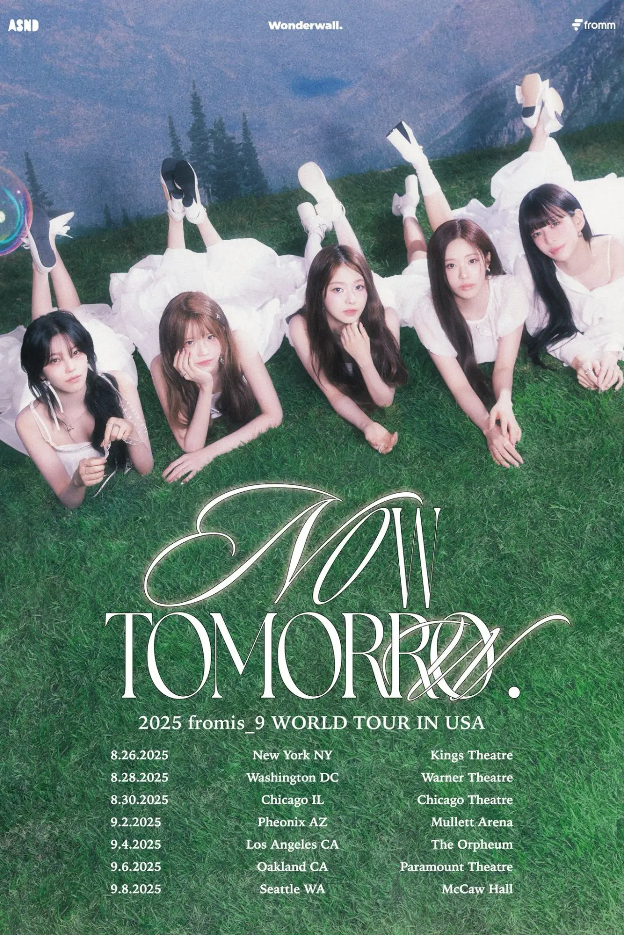 Постер к фильму "fromis_9 World Tour [NOW TOMORROW.] in Chicago"