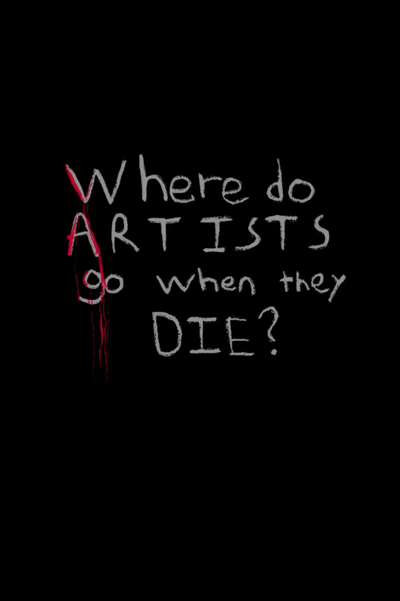 Постер к фильму "Where do Artists go when they Die?"