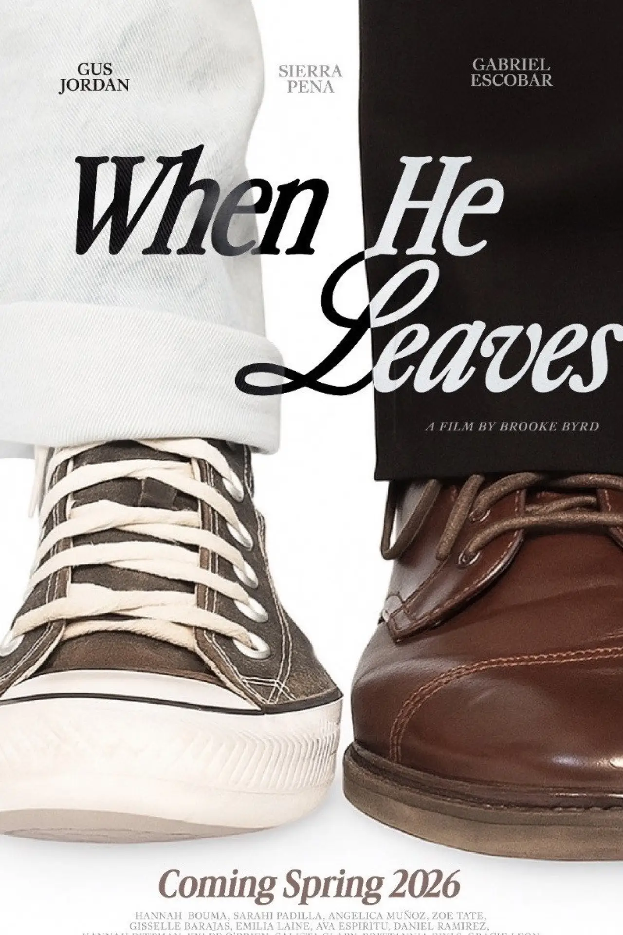 Постер к фильму "When He Leaves"