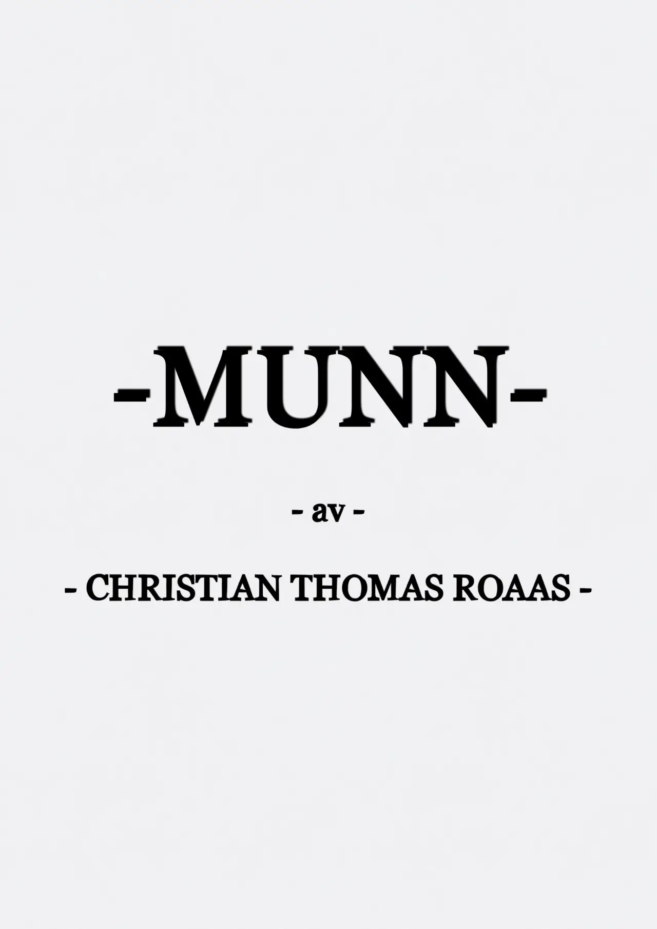 Постер к фильму "Munn"