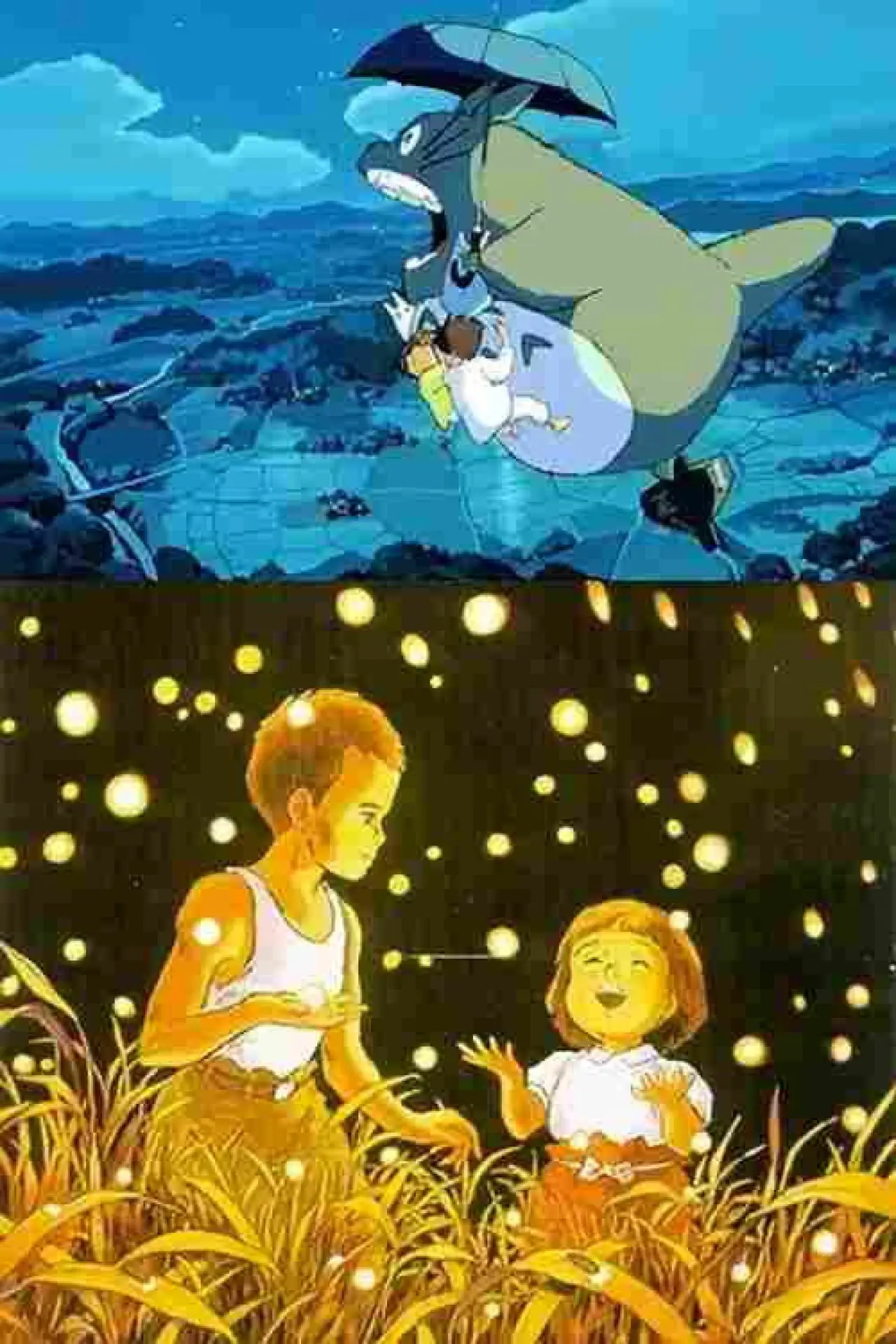 Постер к фильму "龙猫&萤火虫之墓诞生物语"