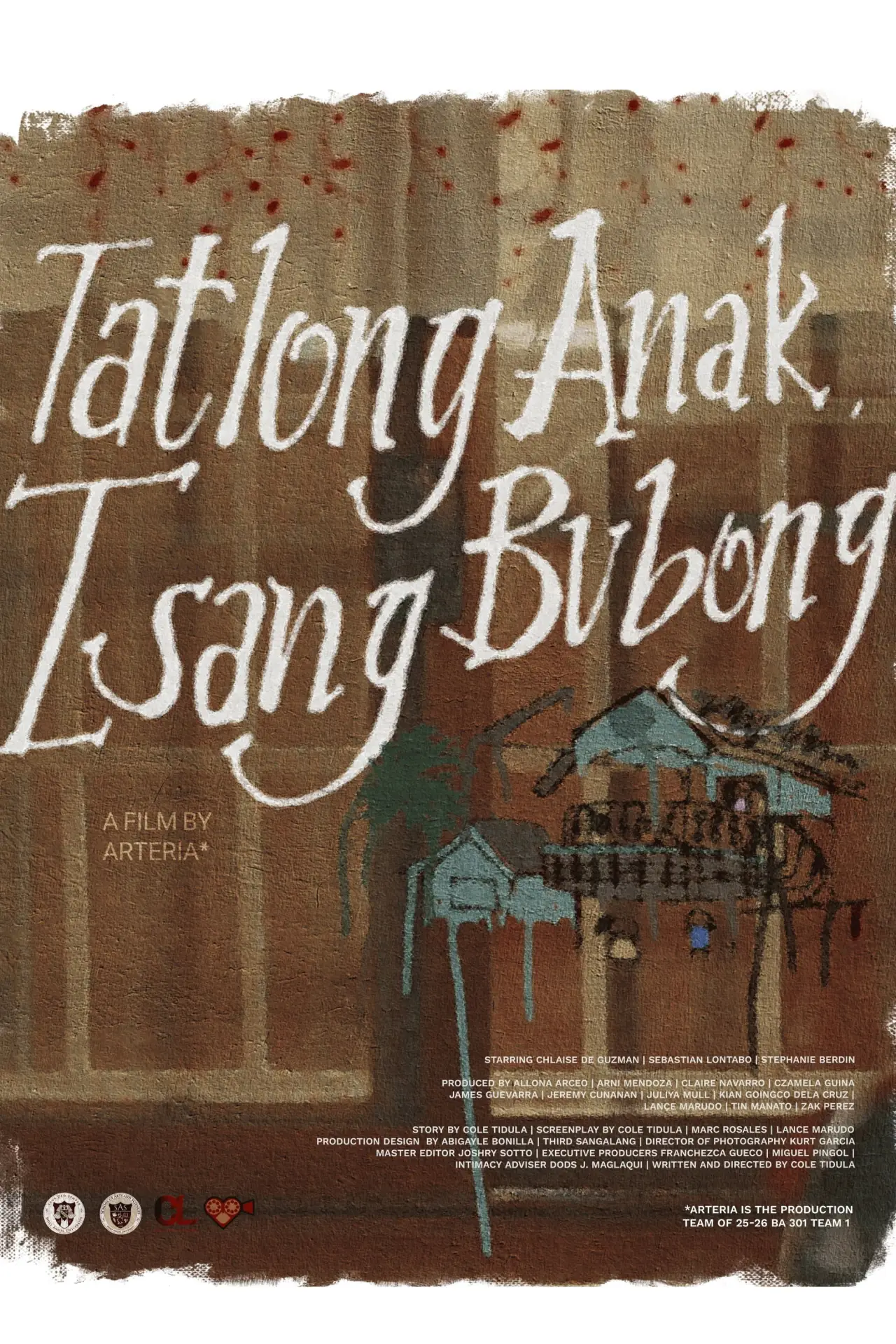 Постер к фильму "Tatlong Anak, Isang Bubong"