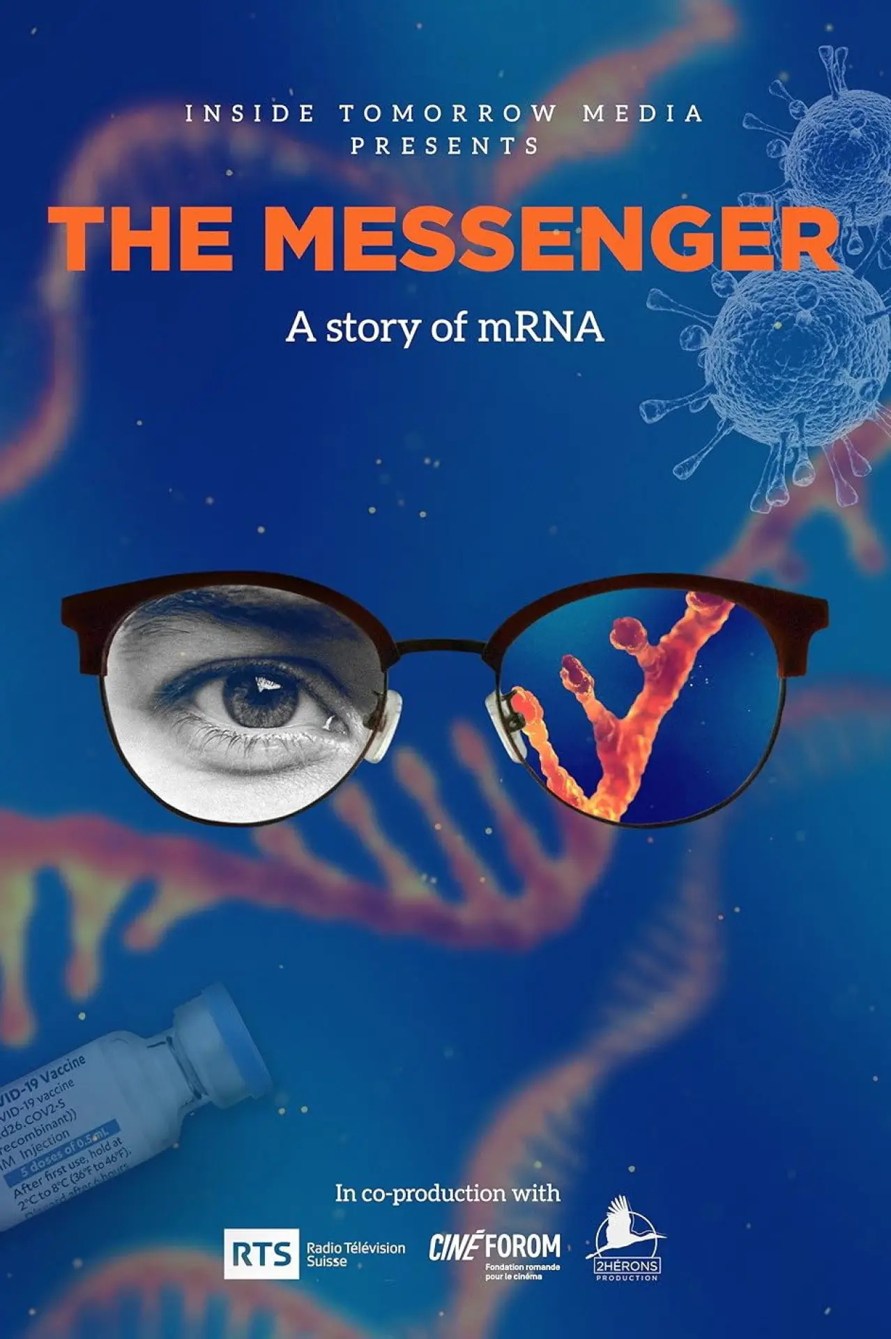 Постер к фильму "The Messenger: A Story of mRNA"