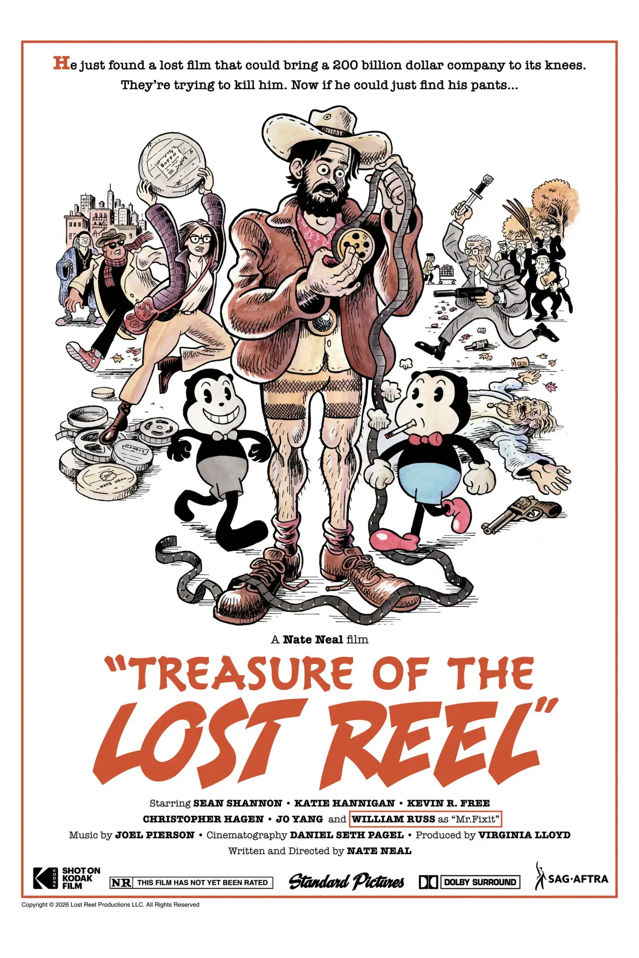 Постер к фильму "Treasure of the Lost Reel"
