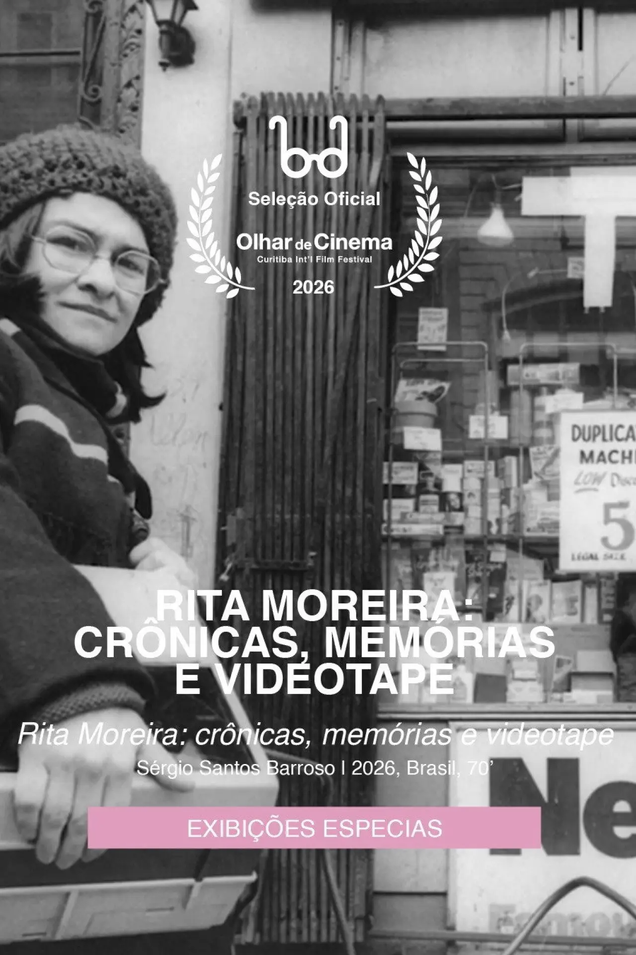 Постер к фильму "Rita Moreira: Crônicas, Memórias e Videotape"