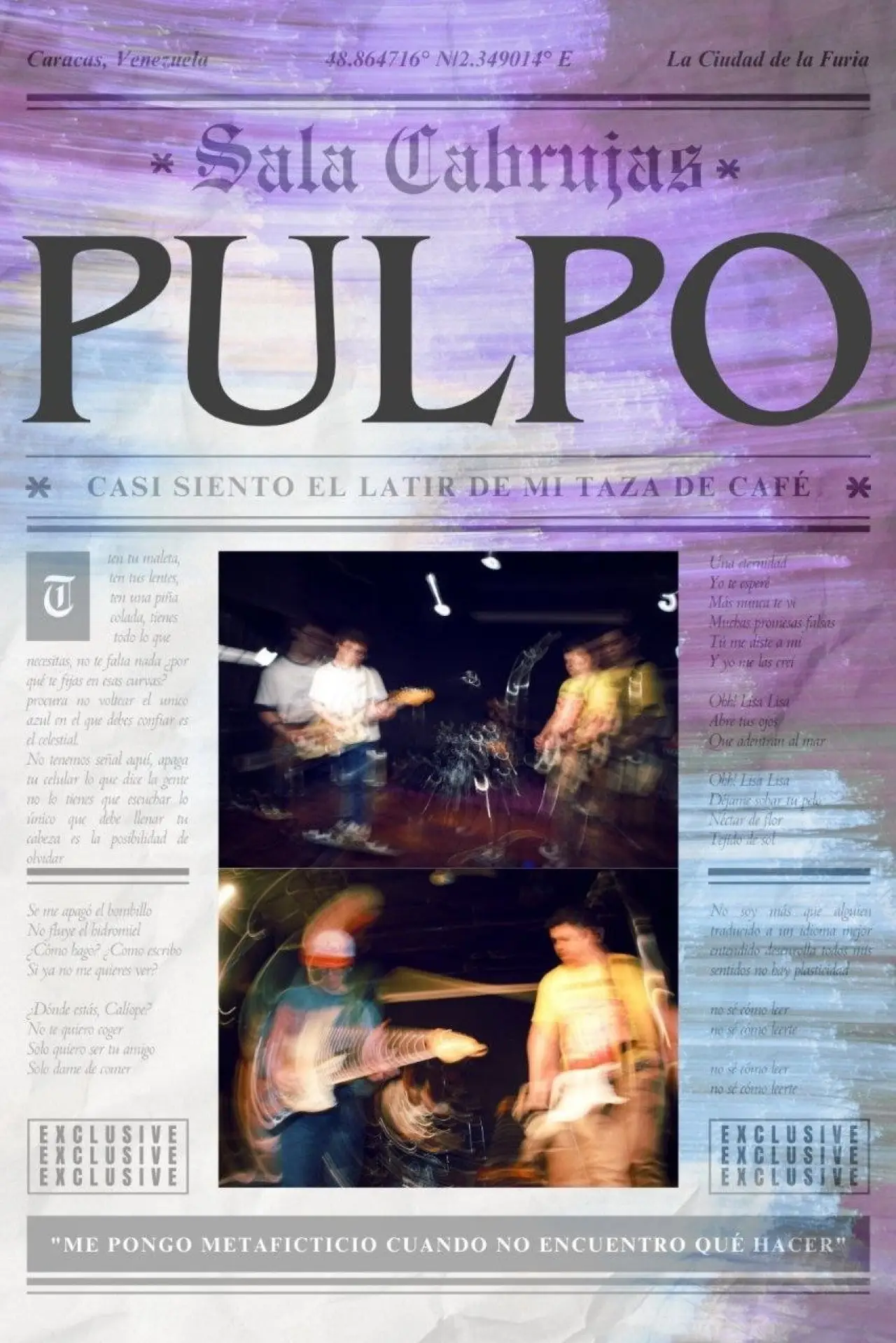 Постер к фильму "Pulpo - Live @ Sala Cabrujas"