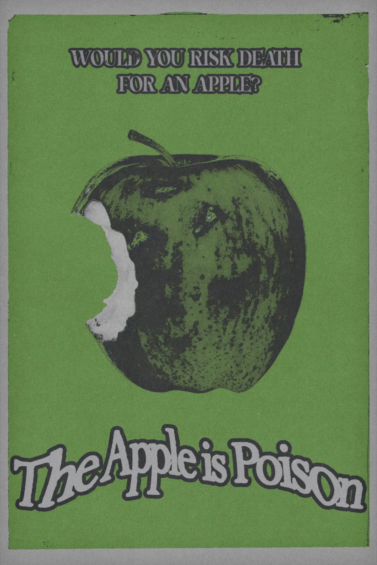 Постер к фильму "The Apple is Poison"