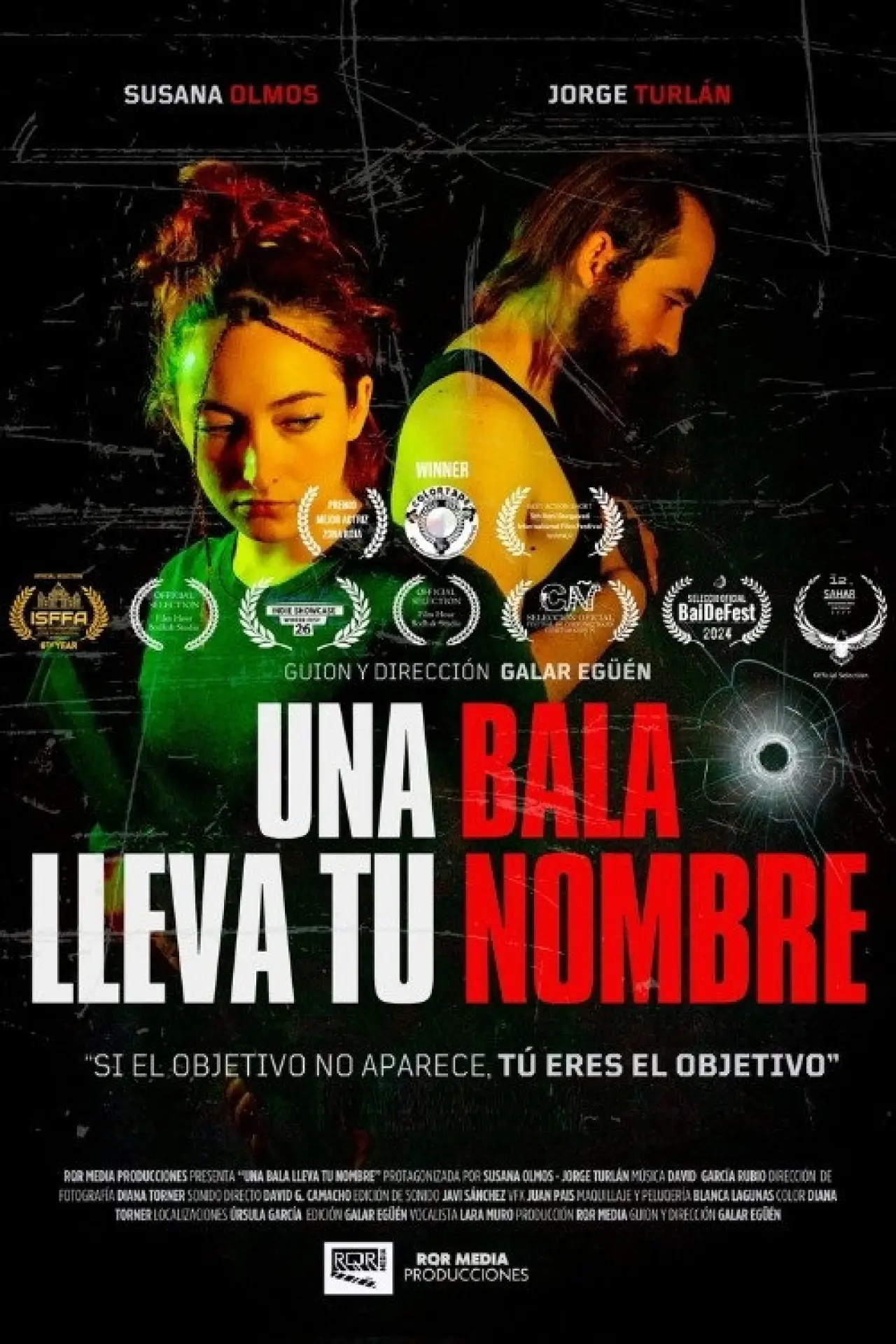 Постер к фильму "Una bala lleva tu nombre"