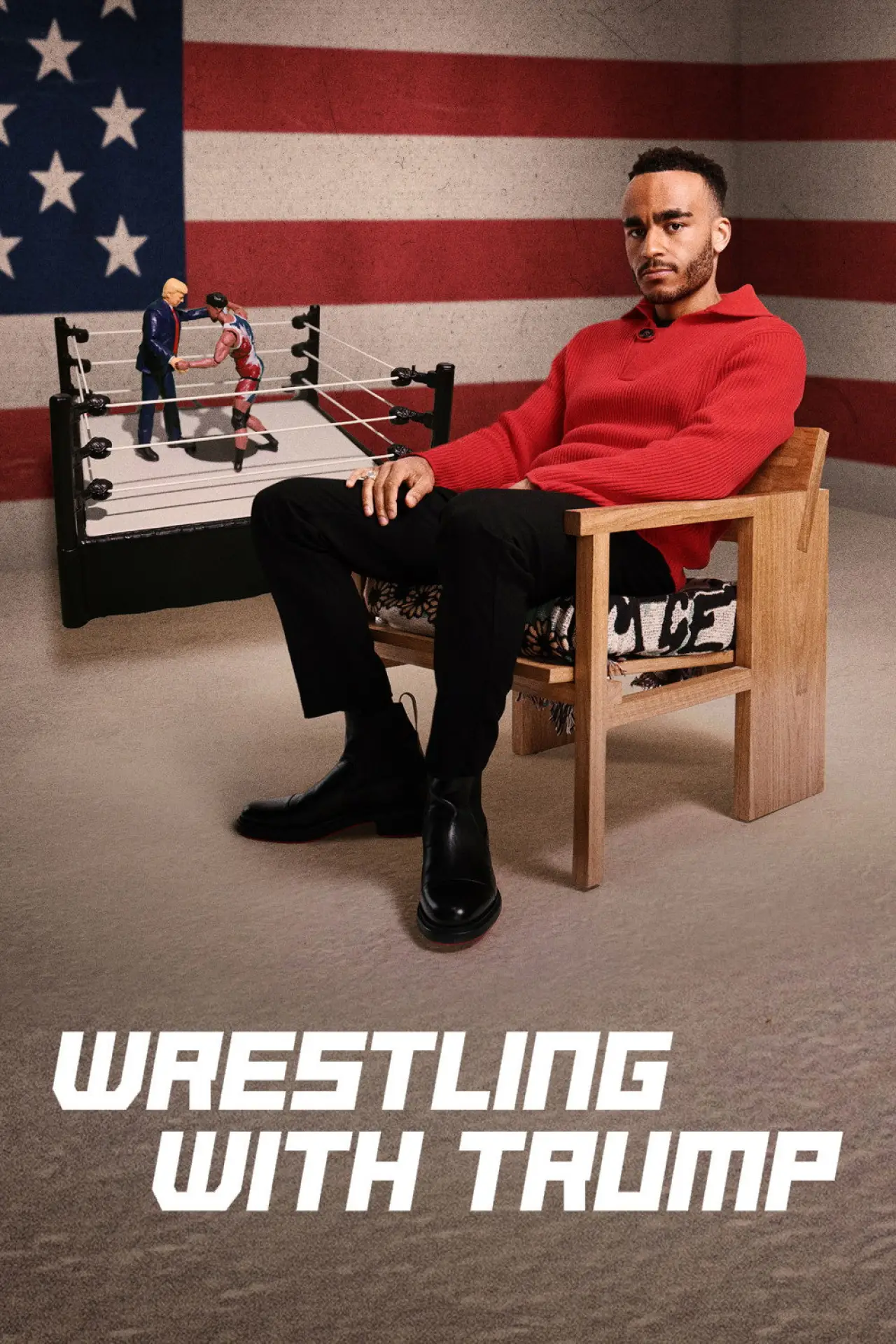 Постер к фильму "Wrestling with Trump"