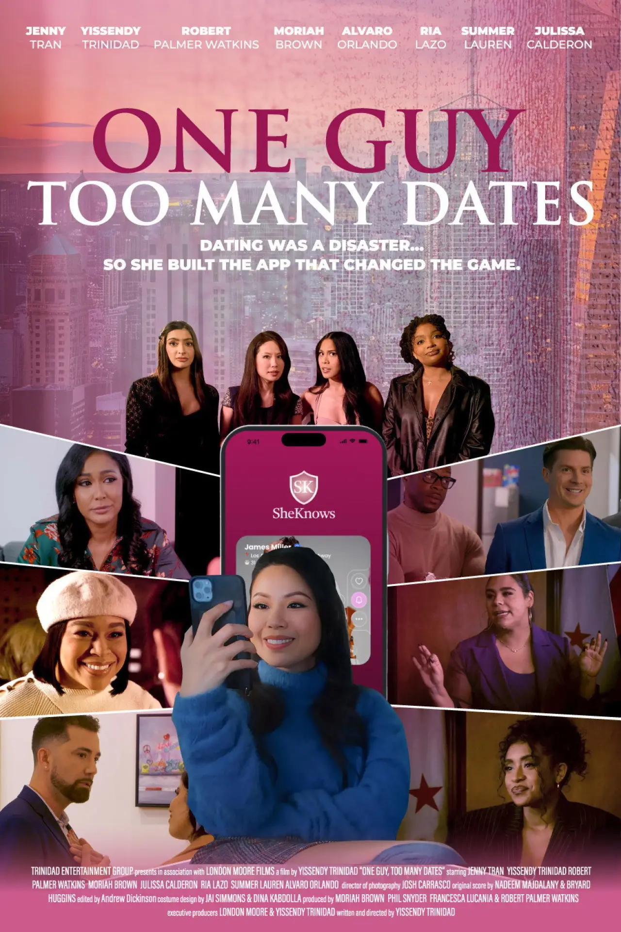 Постер к фильму "One Guy, Too Many Dates"