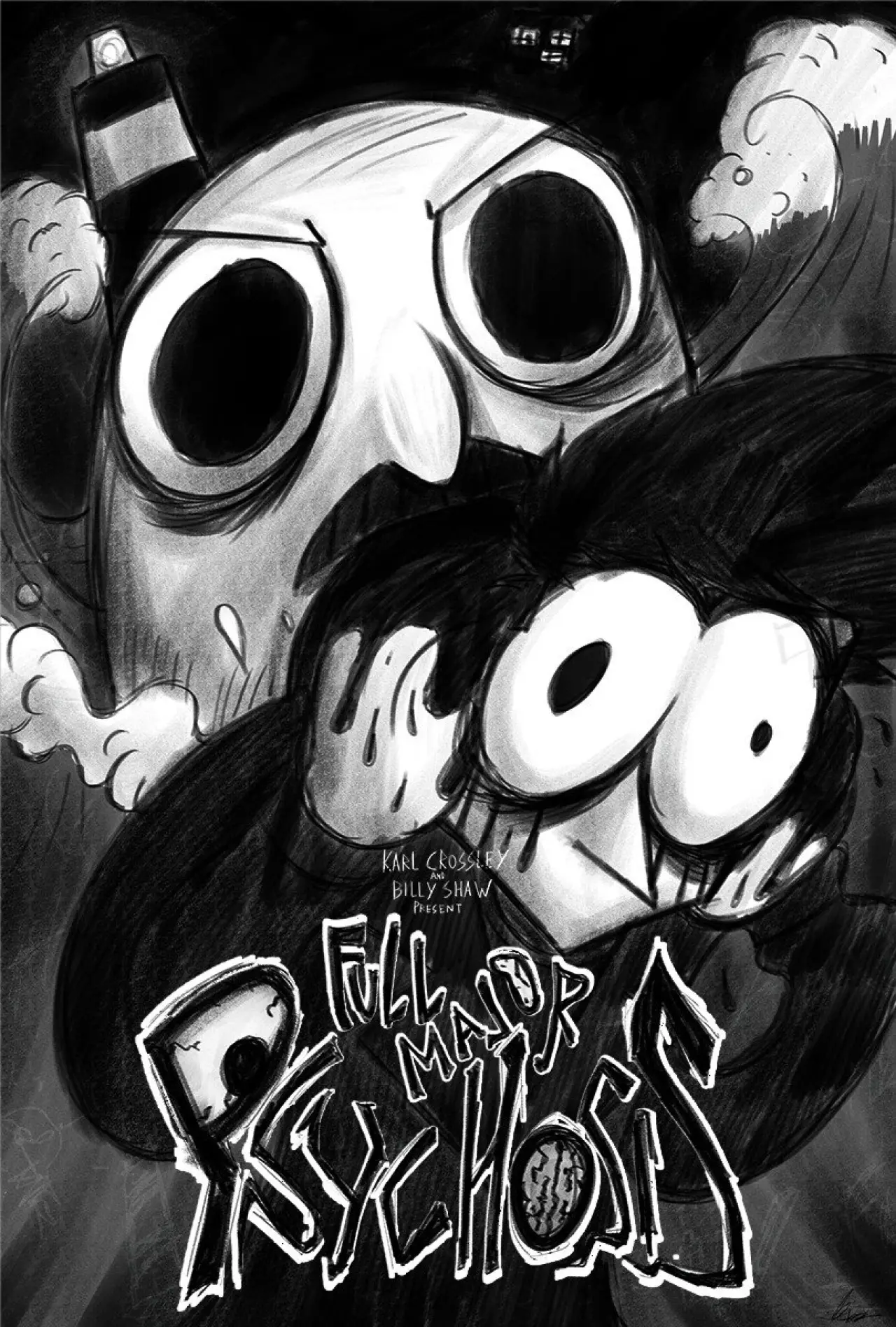 Постер к фильму "FULL MAJOR PSYCHOSIS"