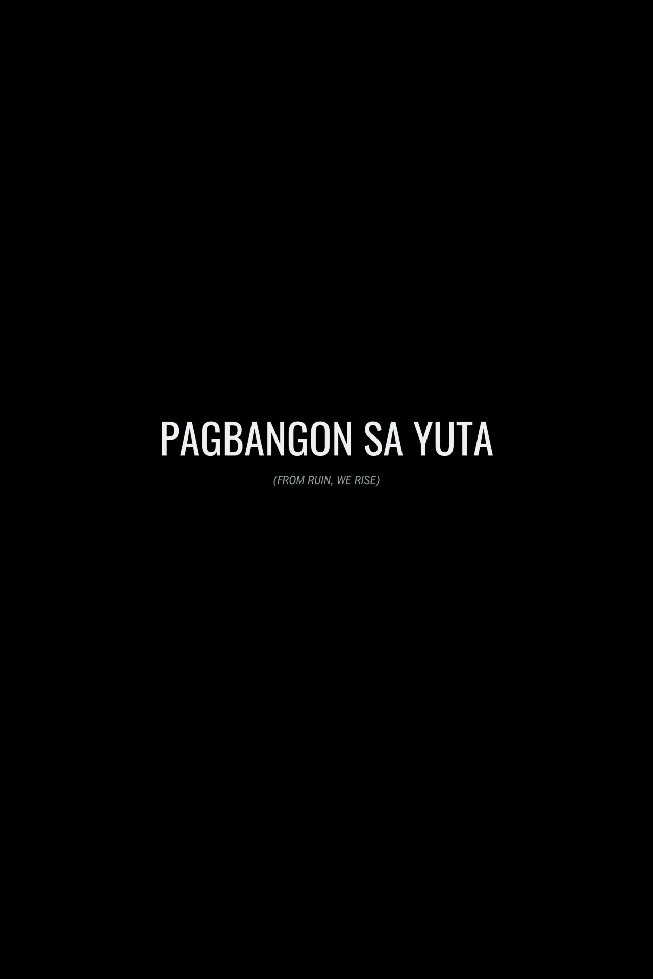 Постер к фильму "Pagbangon sa yuta"