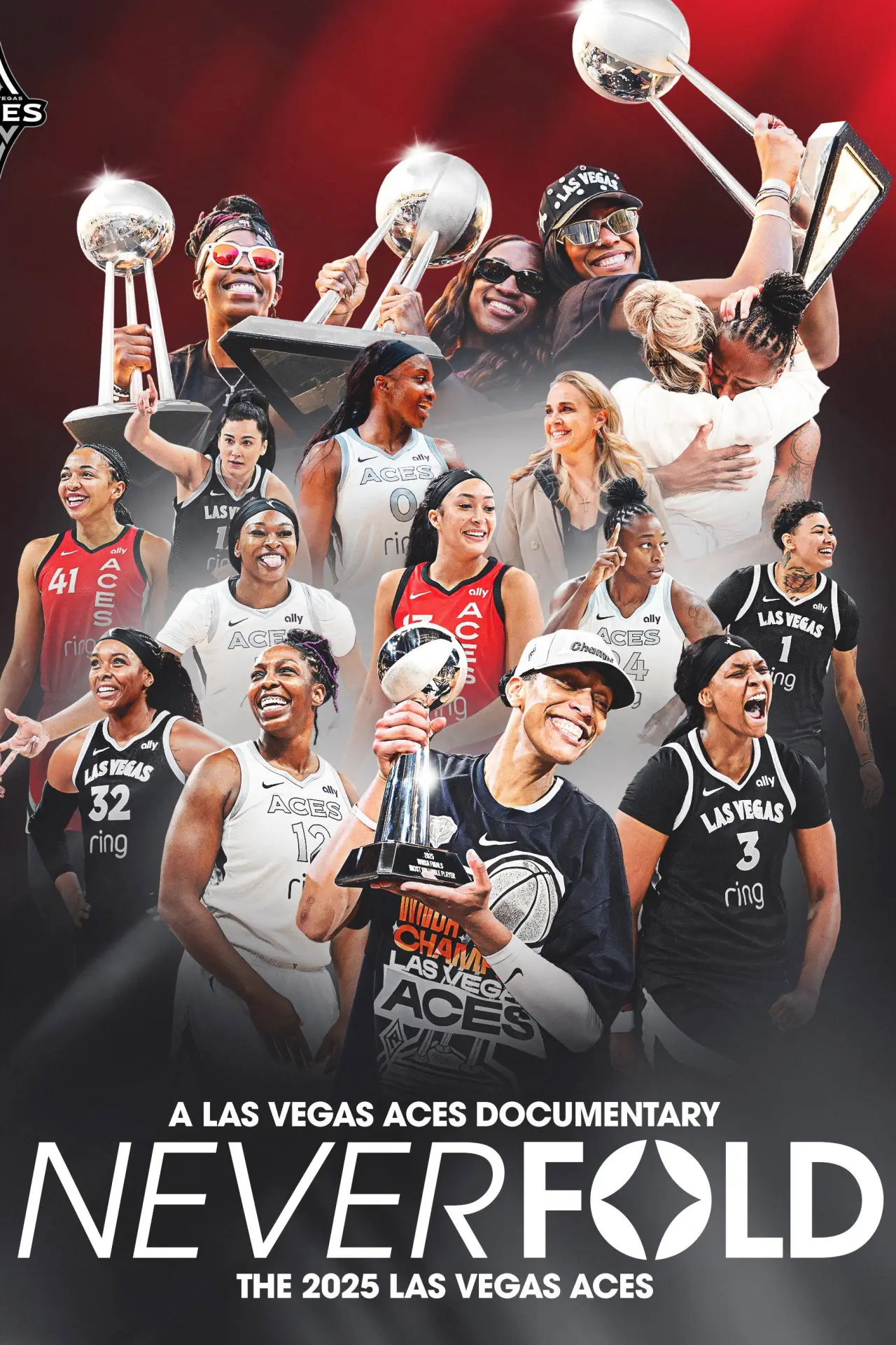 Постер к фильму "Never Fold: The 2025 Las Vegas Aces"