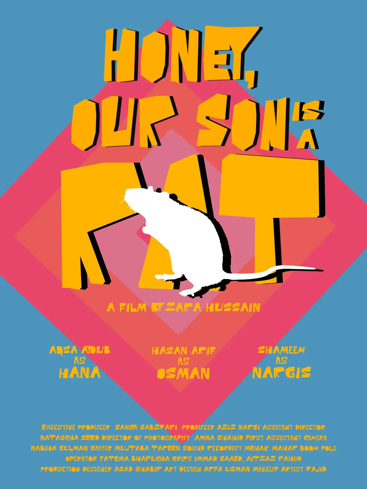 Постер к фильму "Honey, Our Son is a Rat"