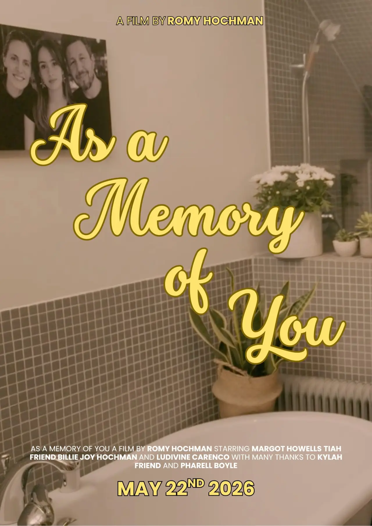 Постер к фильму "As a Memory of You"