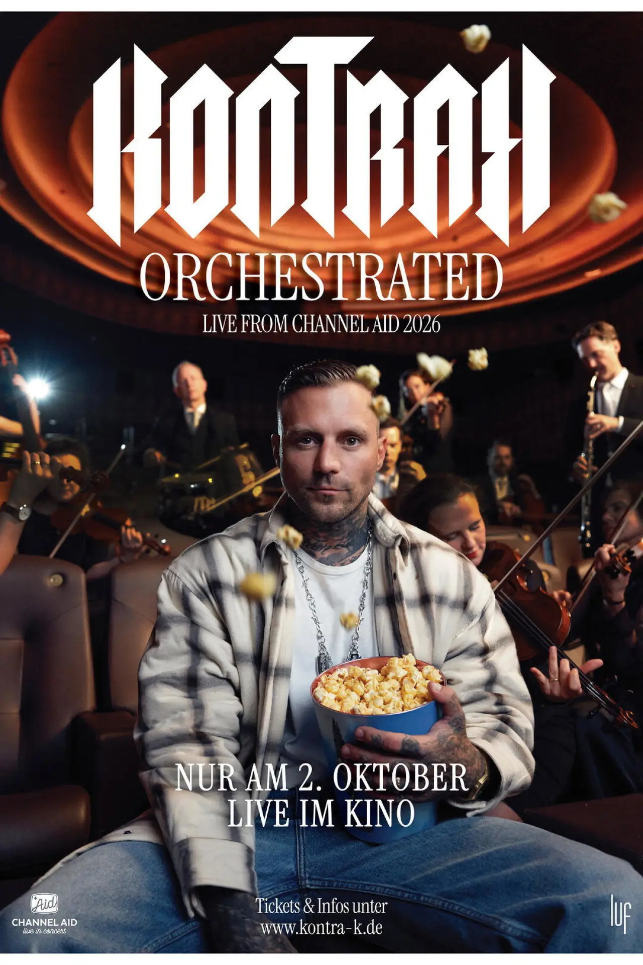 Постер к фильму "Kontra K: Orchestrated - Live from Channel Aid 2026"