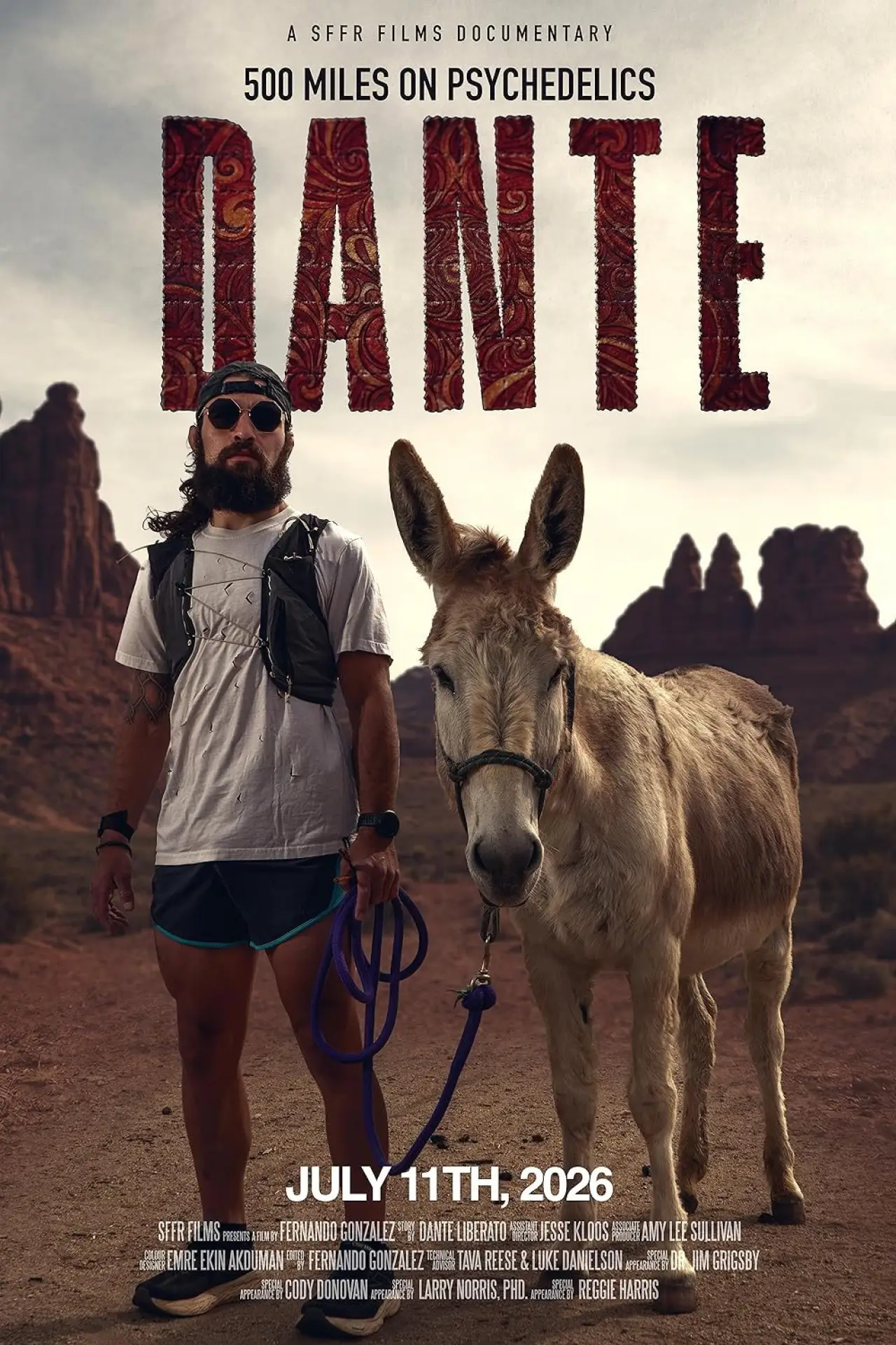 Постер к фильму "Dante: 500 Miles on Psychedelics"